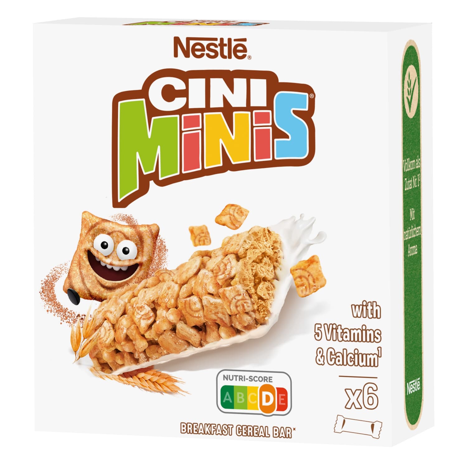 Pusryčių batonėlis NESTLE CINI MINIS, 6 x 25g