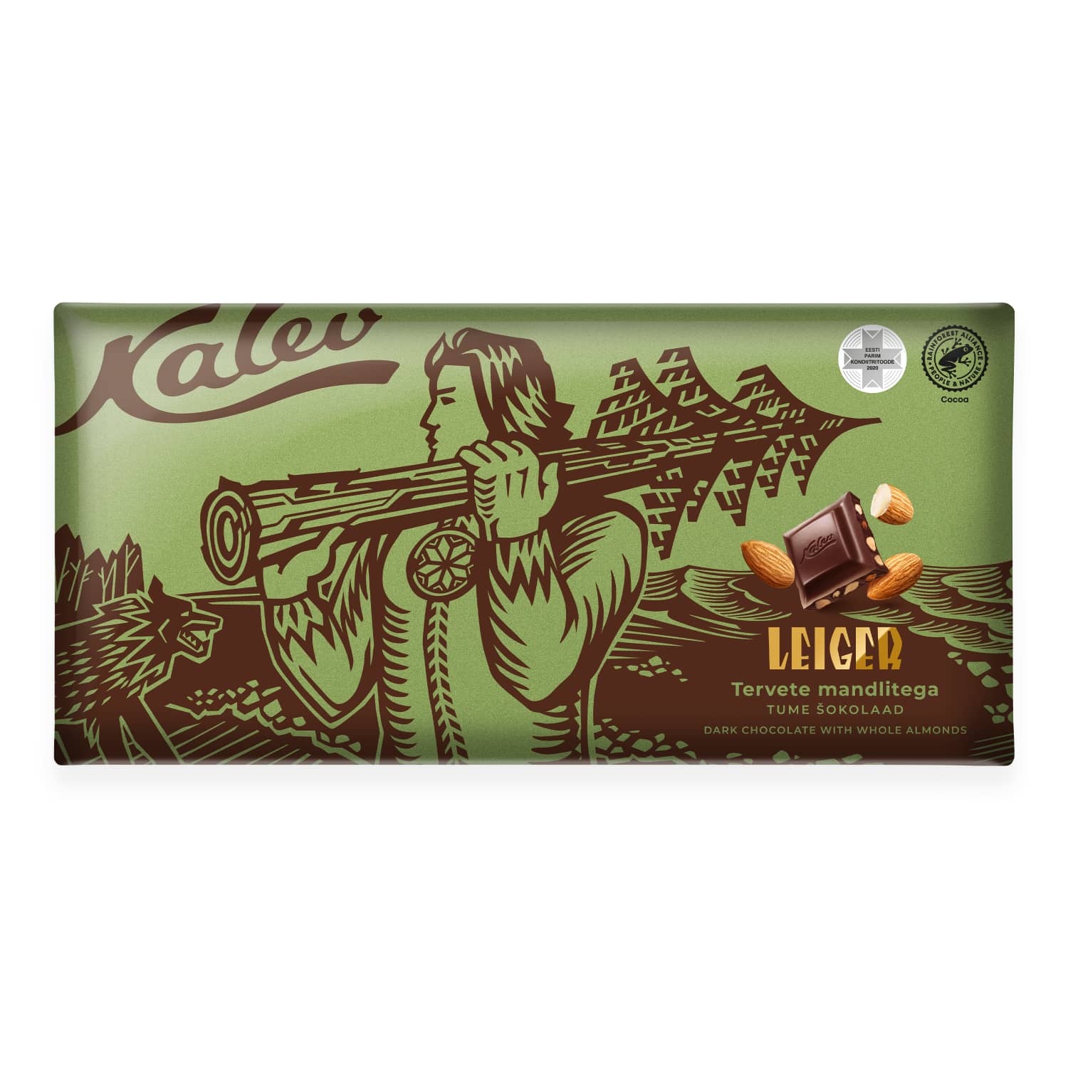 Tume šok. Leiger tervete mandlite. Kalev 270g