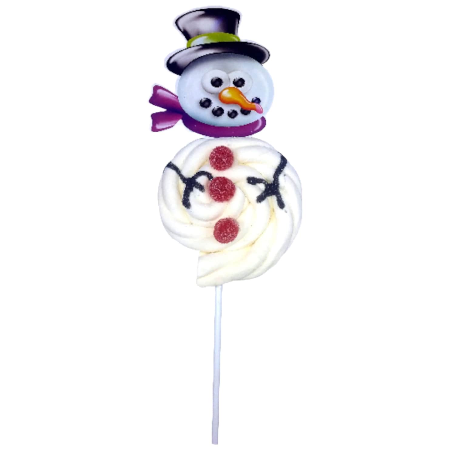 Konfekte uz kociņa Sniegavīrs 40g