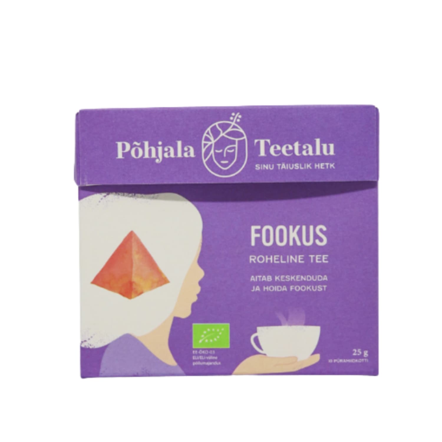 Tee roheline Fookus Öko 10x2,5g