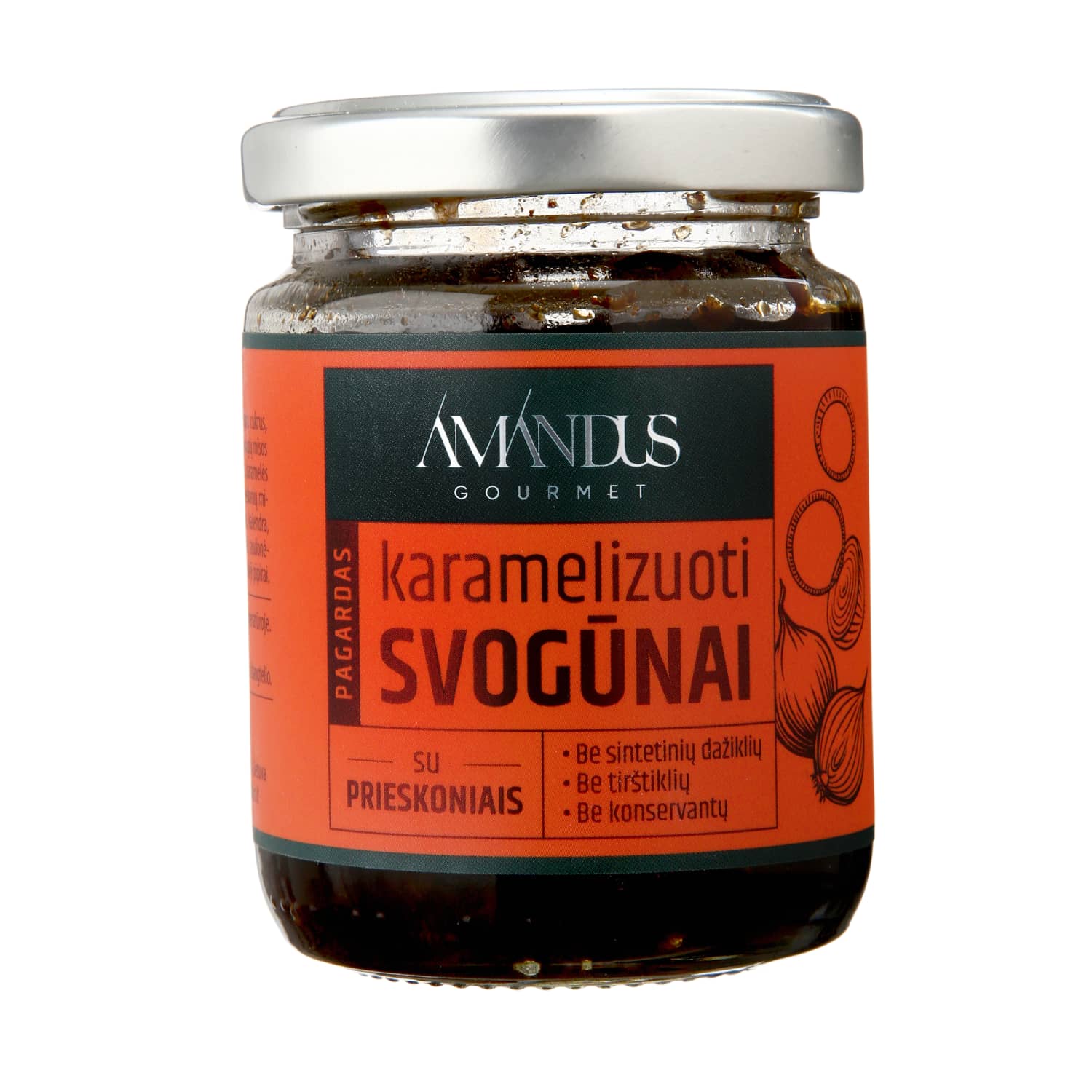 Karam. svogūnų pagardas AMANDUS , 170 g