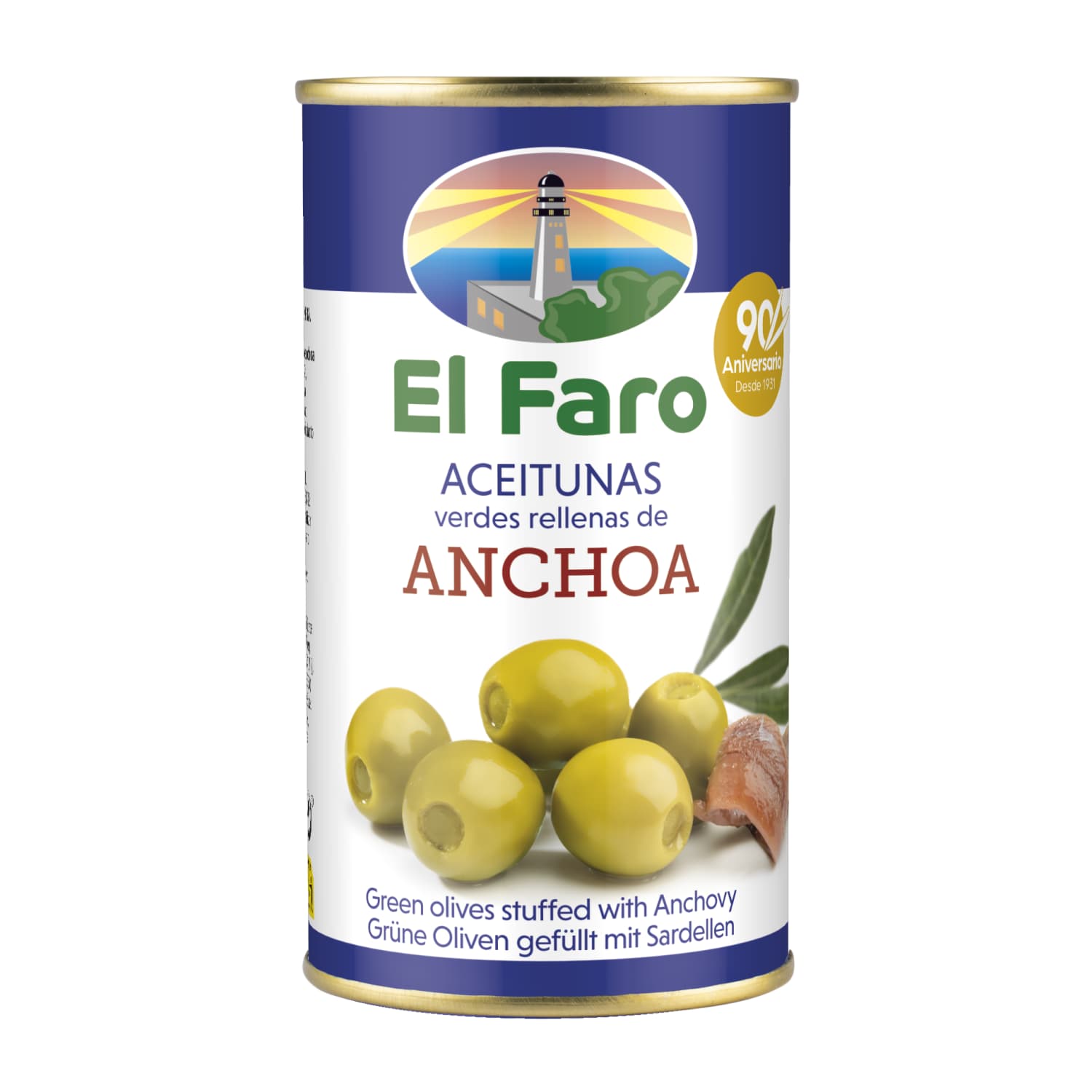 Žal. alyv. įd. ančiuv. EL FARO, 370 ml/ 150 g