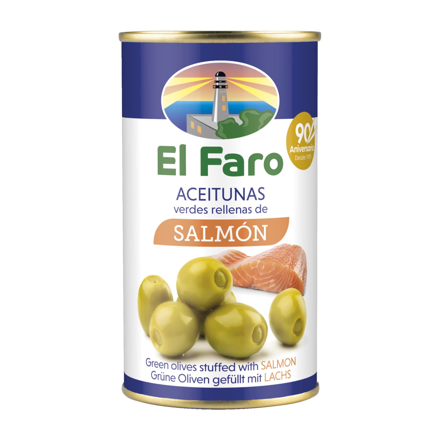 Zaļās olīvas El Faro ar lasi 244ml/130g