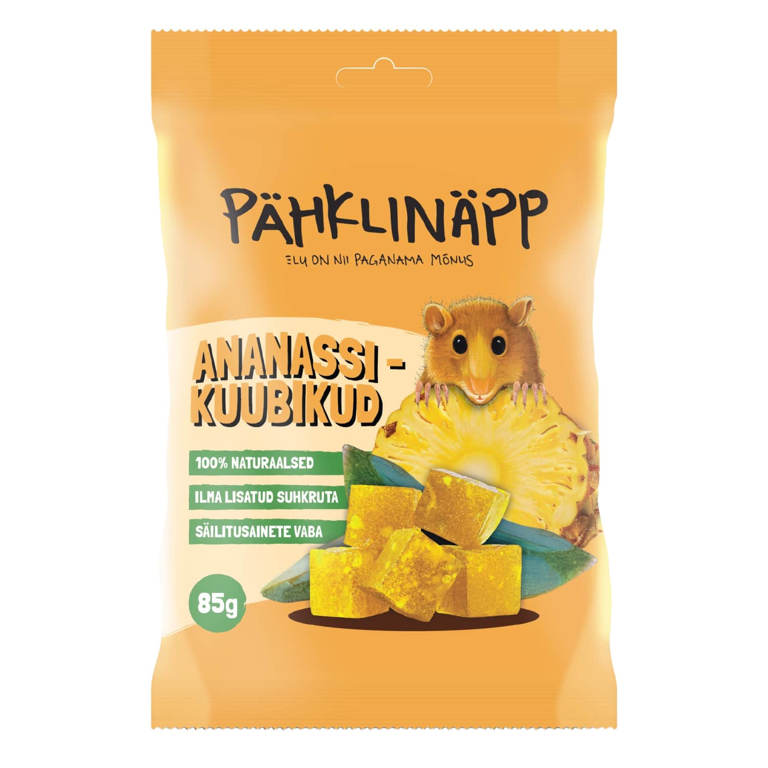 Ananassikuubikud Pähklinäpp 85g