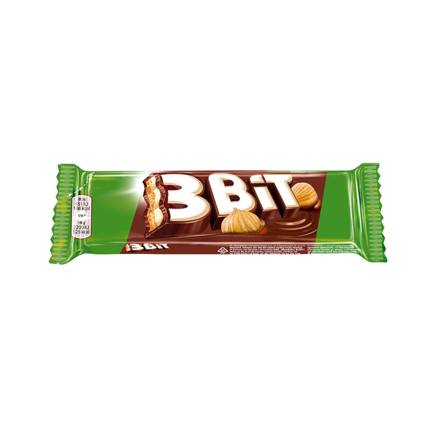 Batonėlis 3BIT Nut, 46 g
