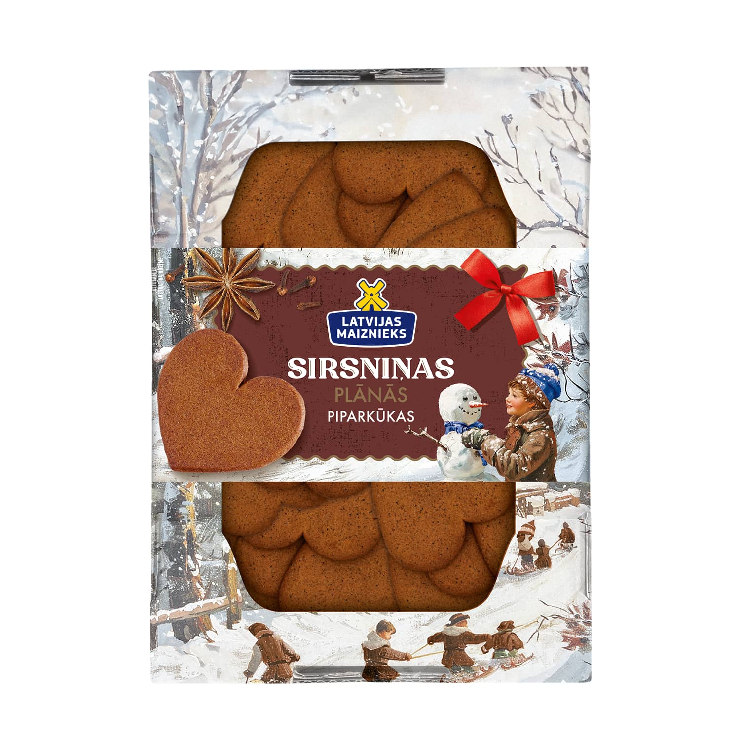 Piparkūkas LM plānās sirsniņas 200g