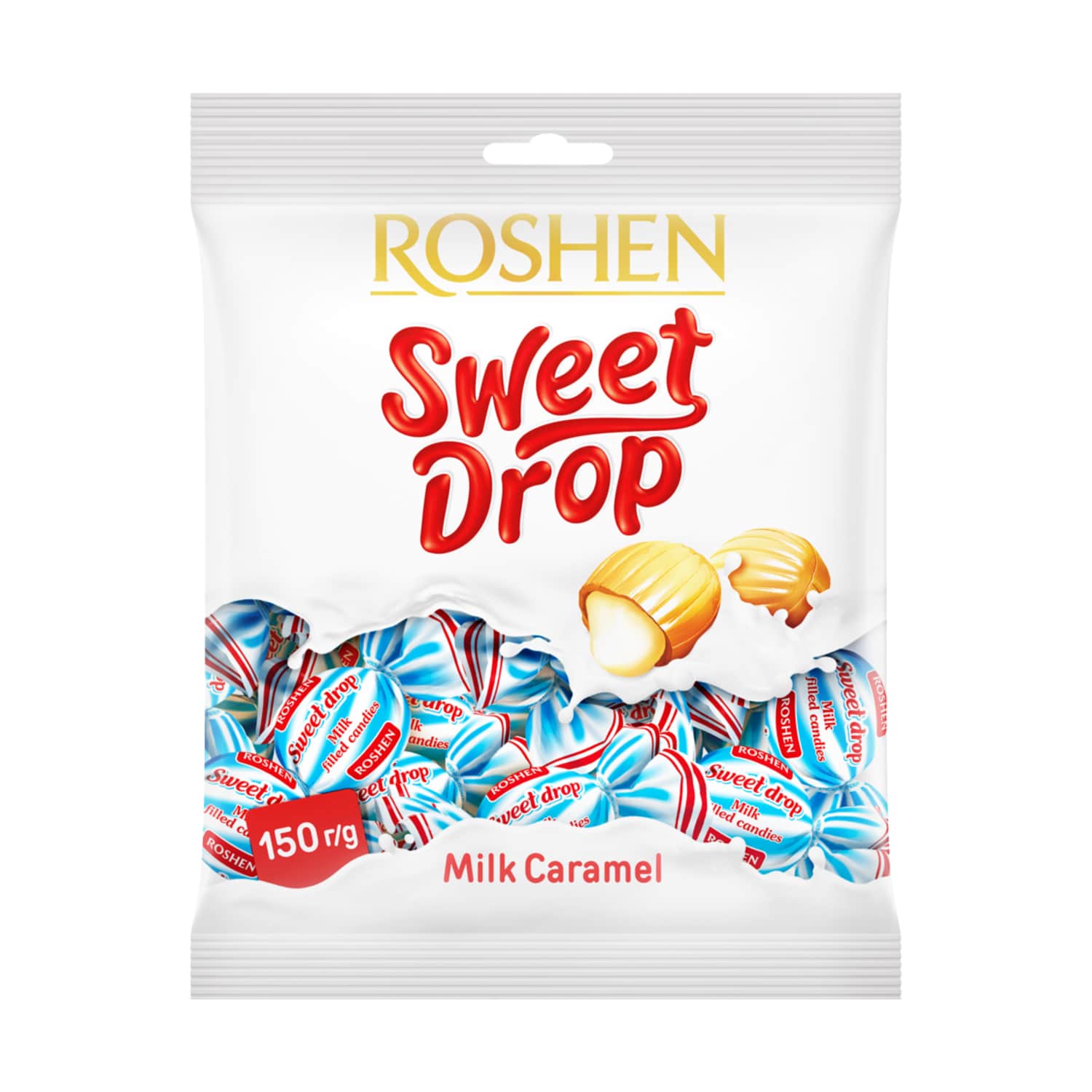 Kommid karamell piimatäidisega Roshen 150g