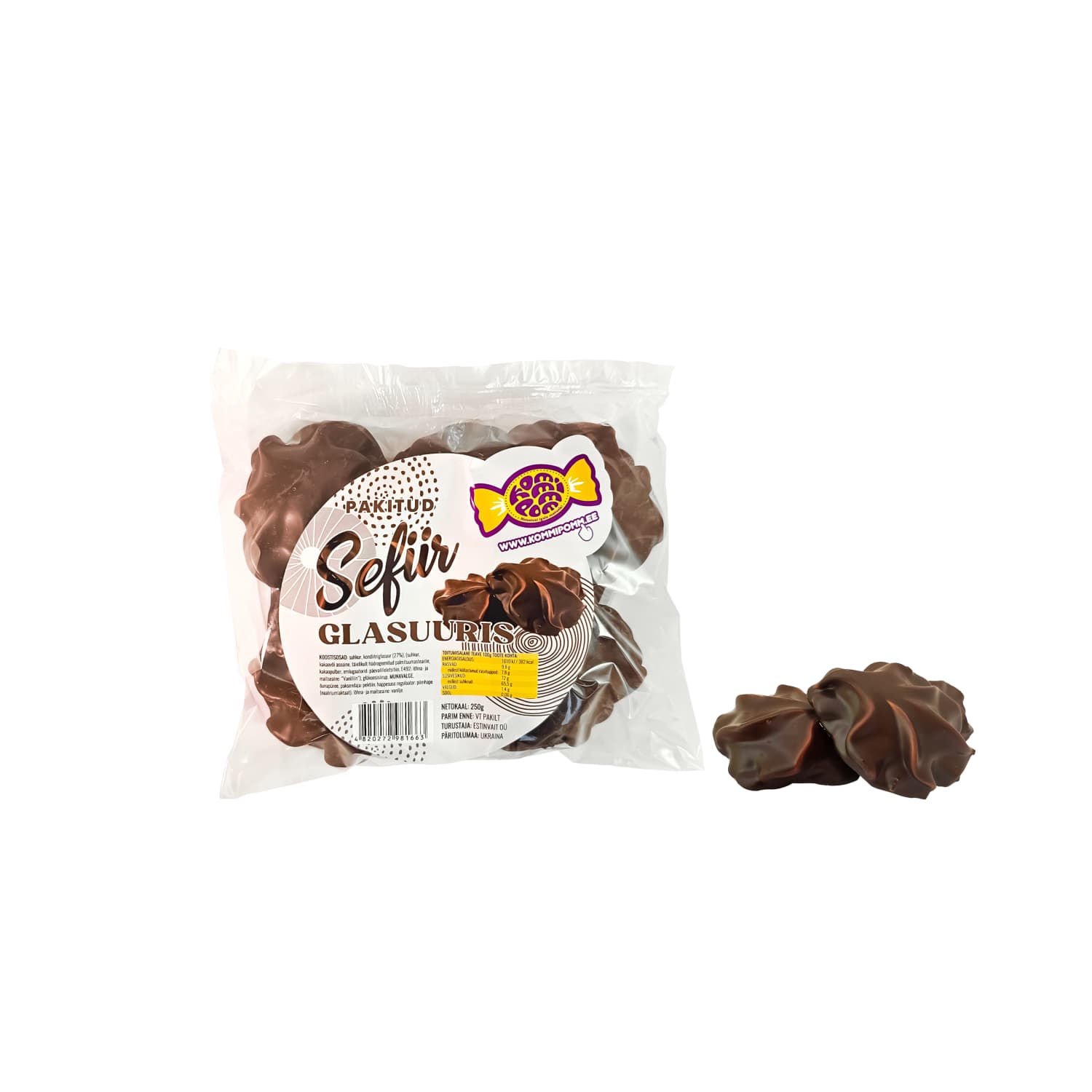 Sefiir glasuuris Kommipomm 250g