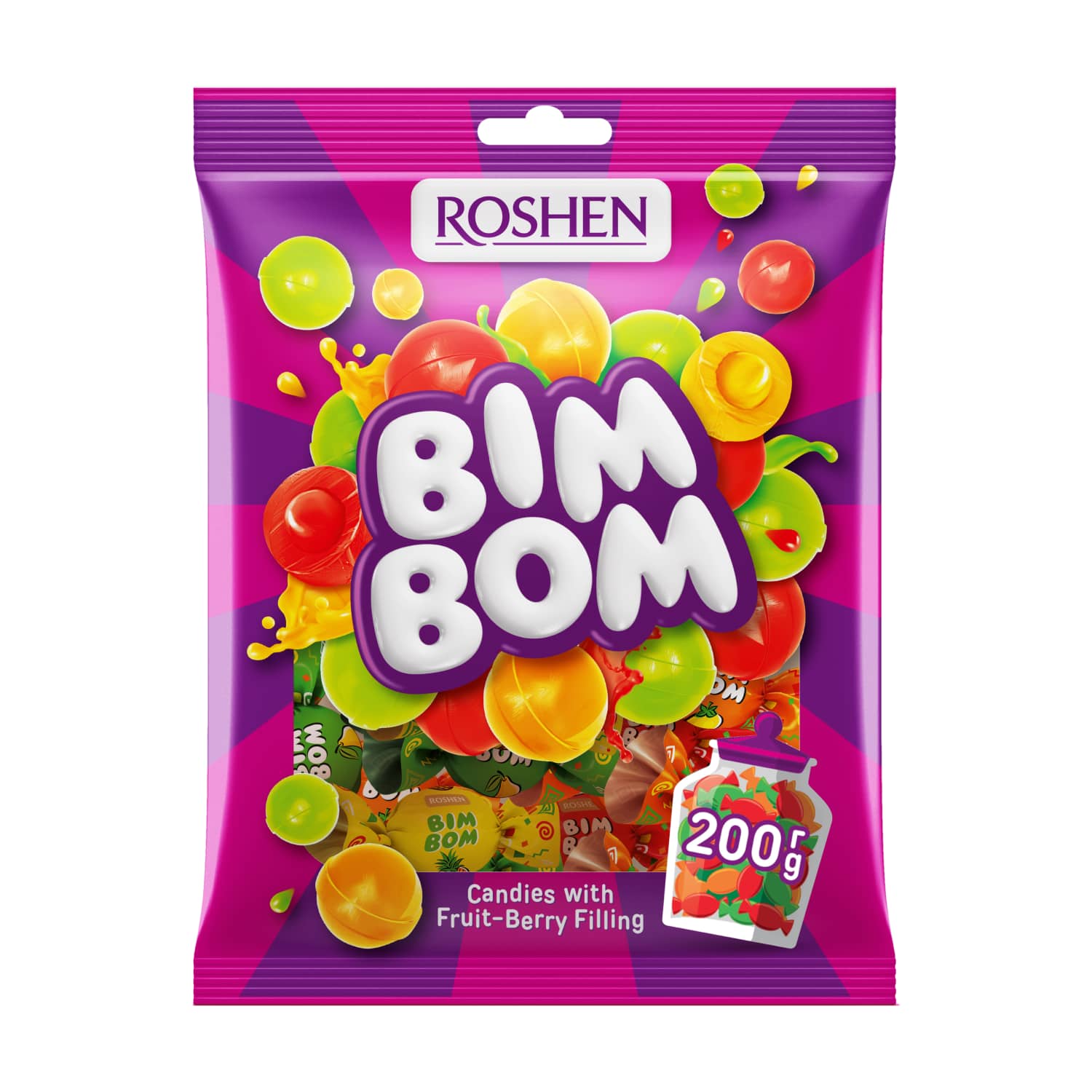 Kommid karamelli Bim-Bom Roshen 200g