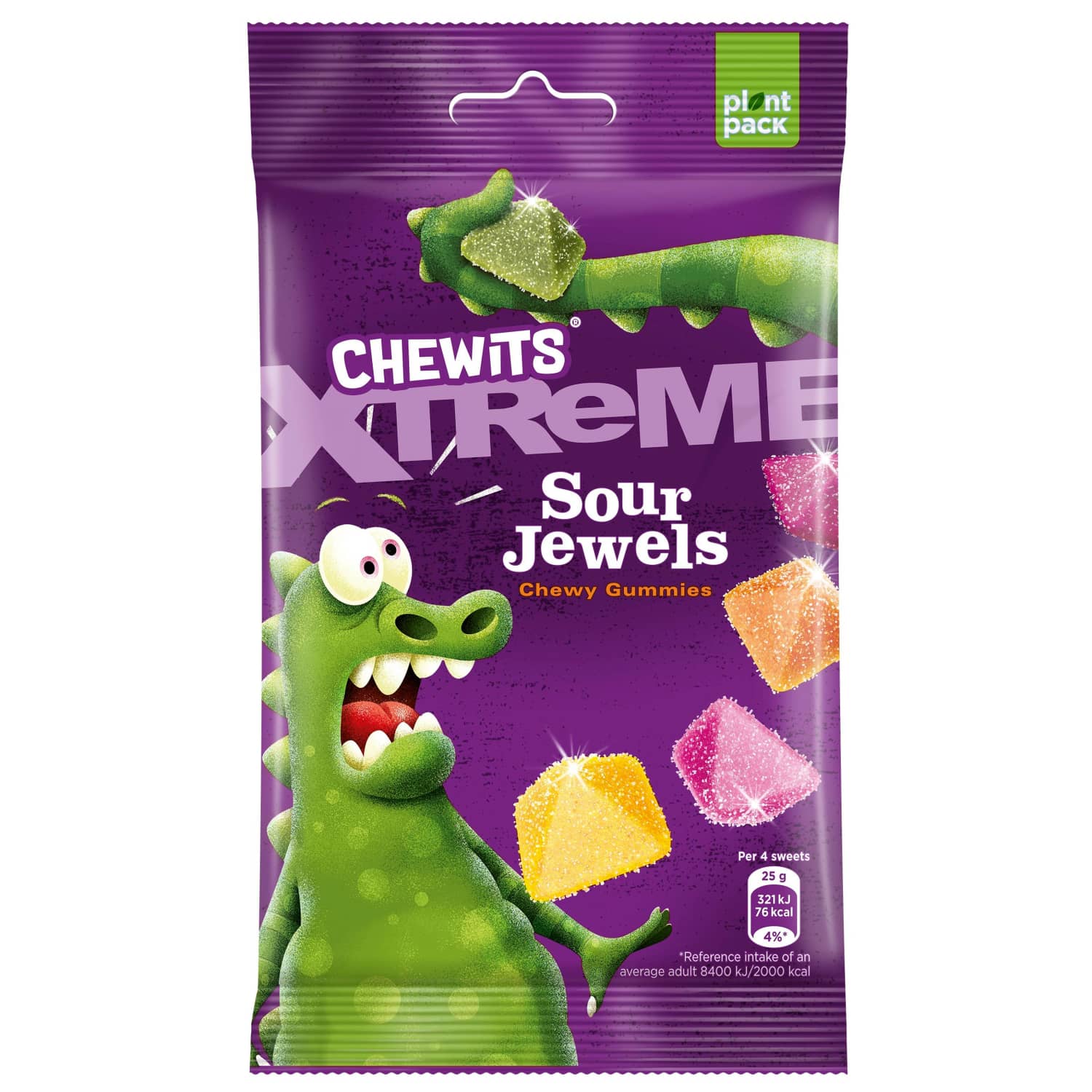 Saldainiai CHEWITS JEWELS SWEET, 125 g