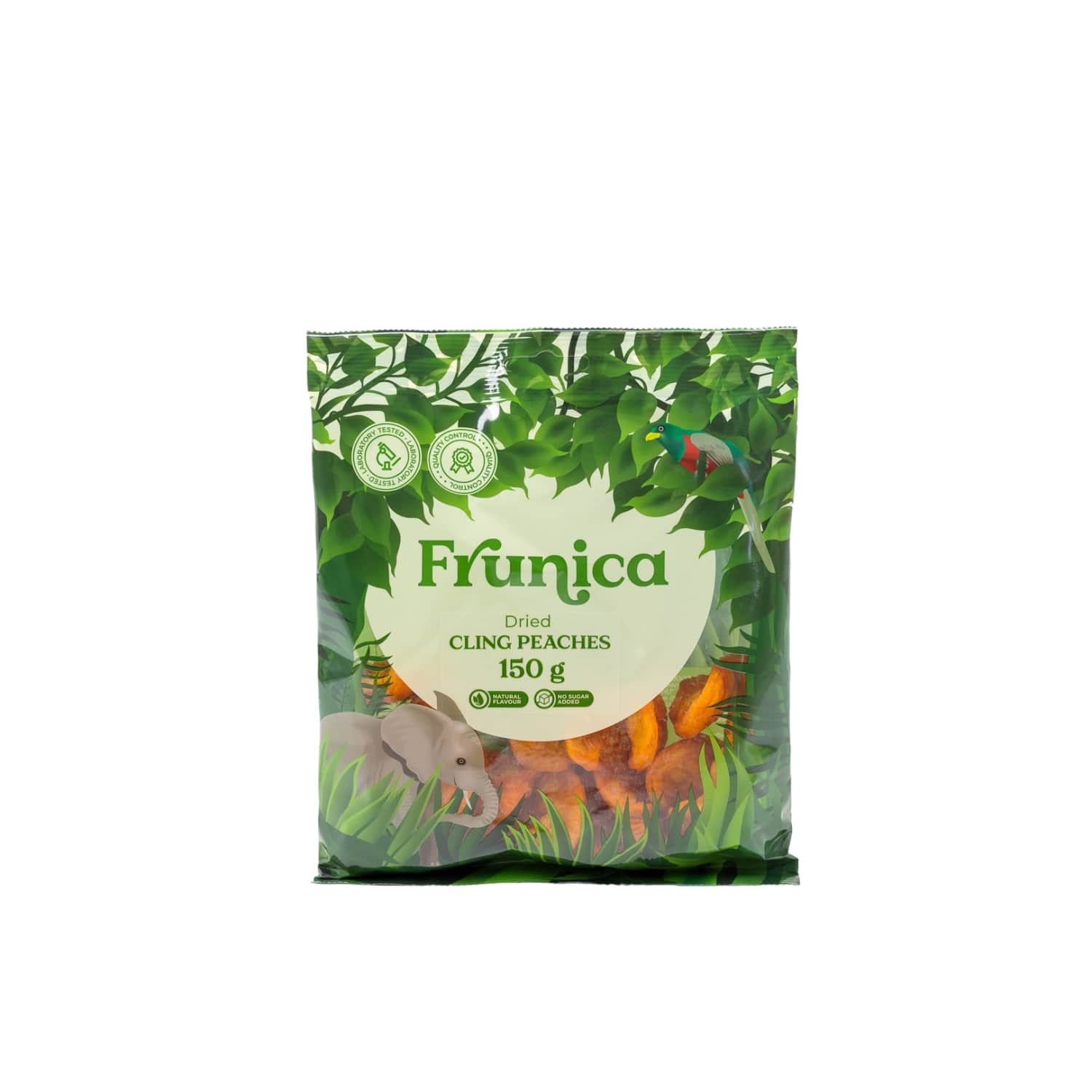 Džiovintų persikų puselės FRUNICA, 150 g