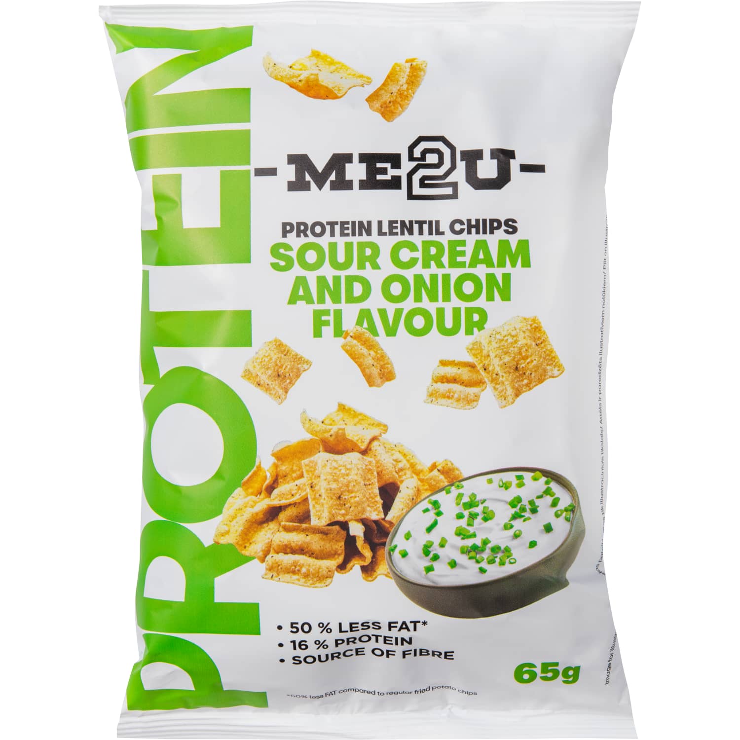 Lešių užkandis ME2U griet. ir svog. sk., 65 g