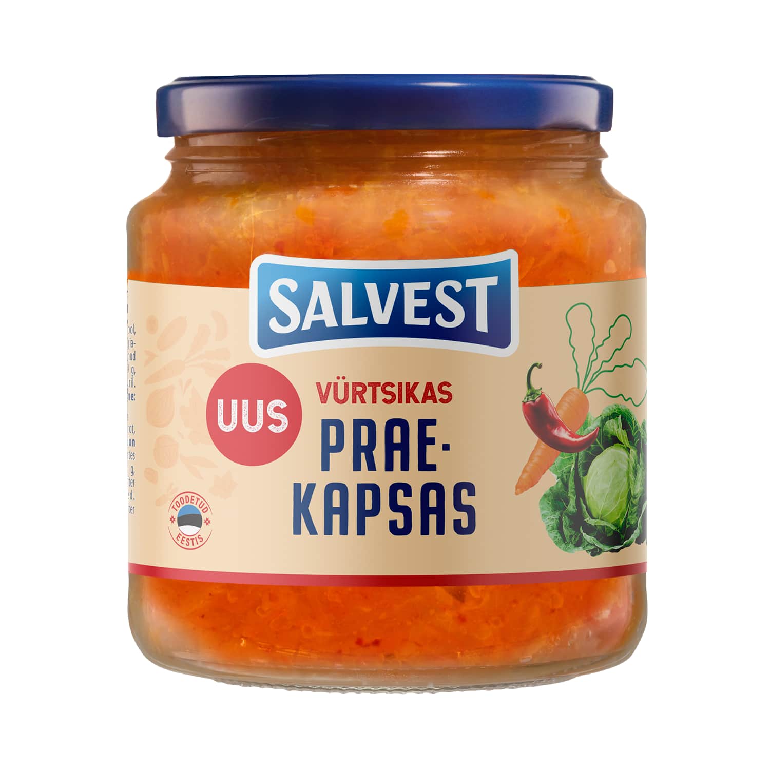 Praekapsas vürtsikas Salvest 530g