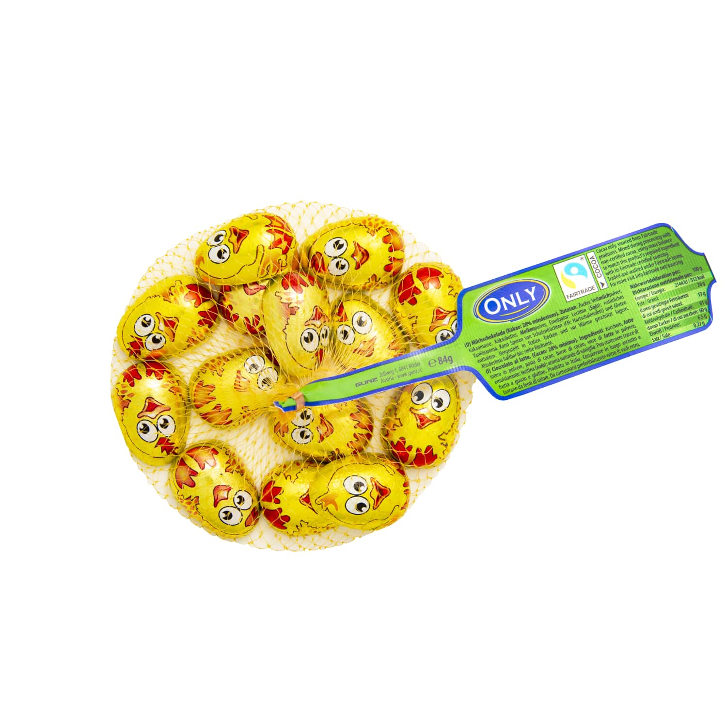 Šokoladiniai viščiukai ONLY, 84 g