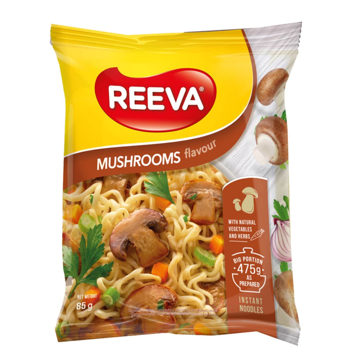 Makaronai grybų skonio REEVA, 85 g