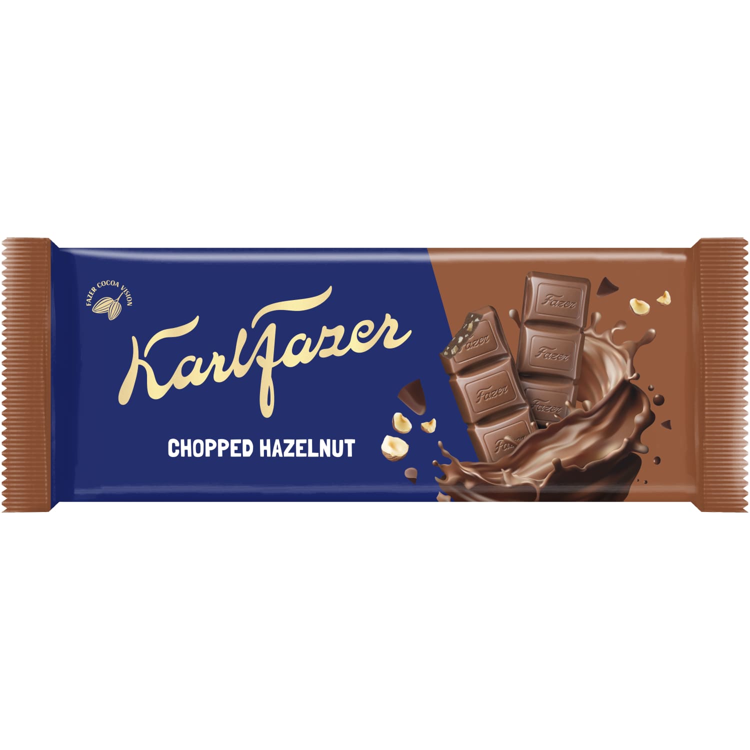 Piimašokolaad metsapähklitega Karl Fazer 95g