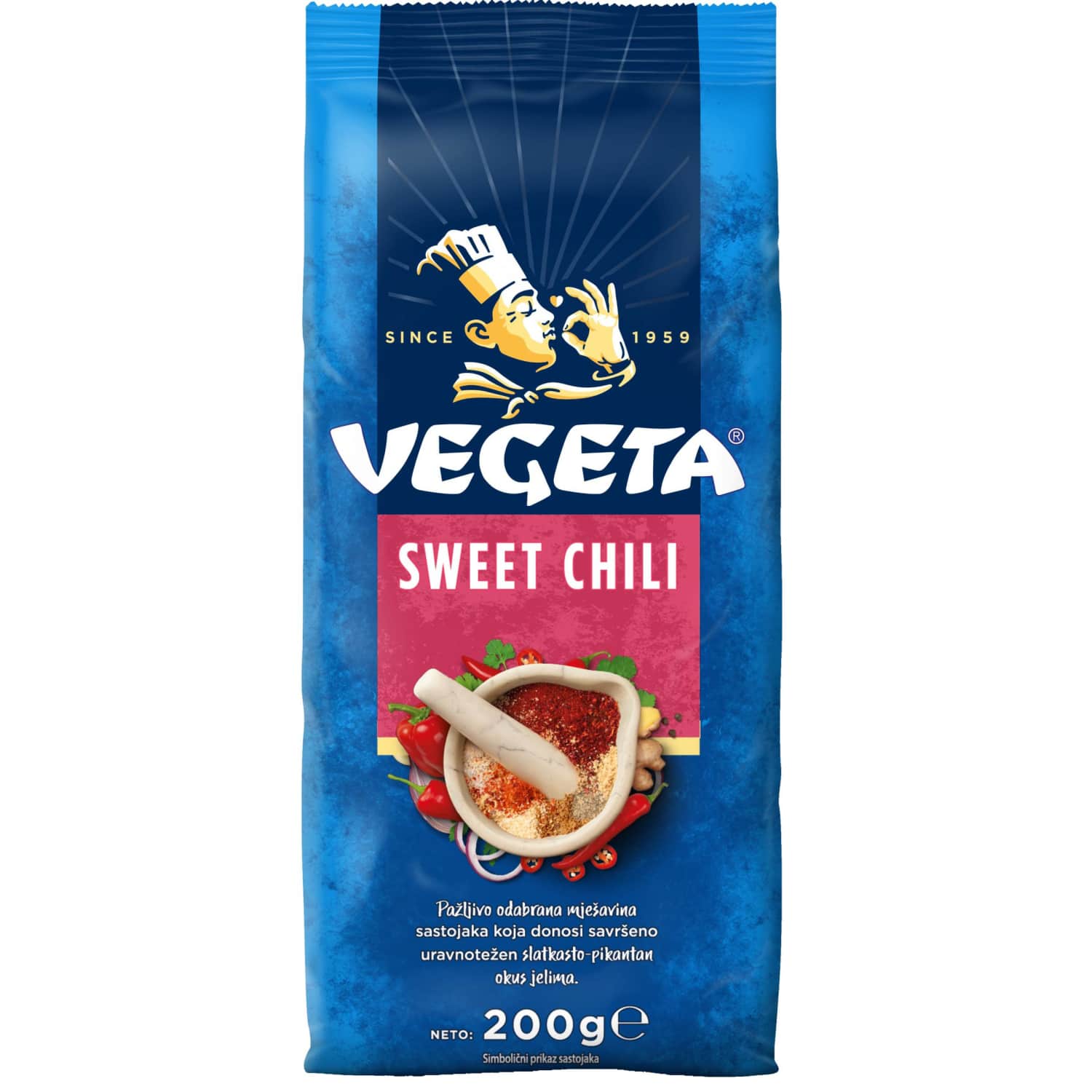 Priesk. VEGETA SW. CHILI saldž. aštr., 200 g