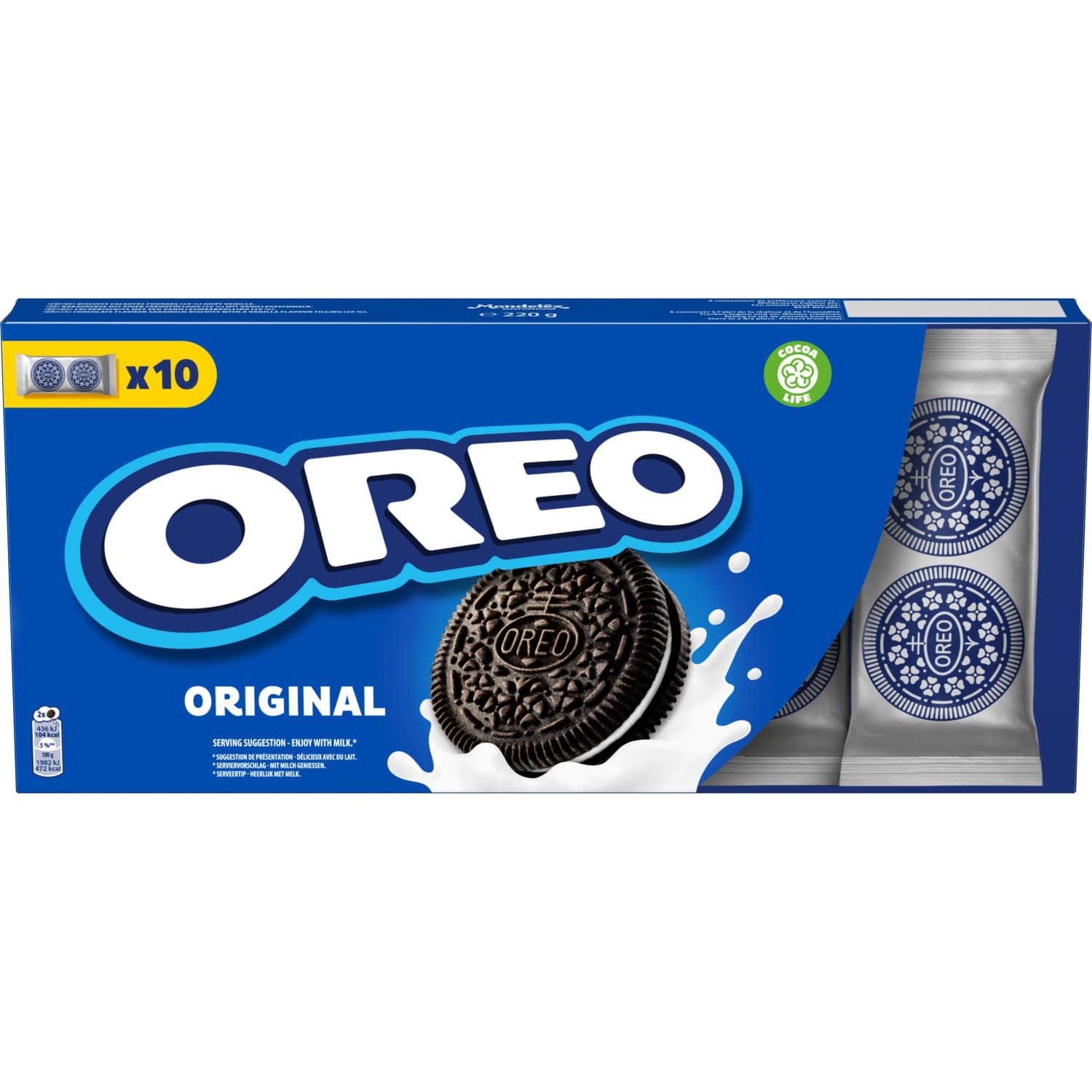 Kakaoküpsised Oreo Classic 10x22g