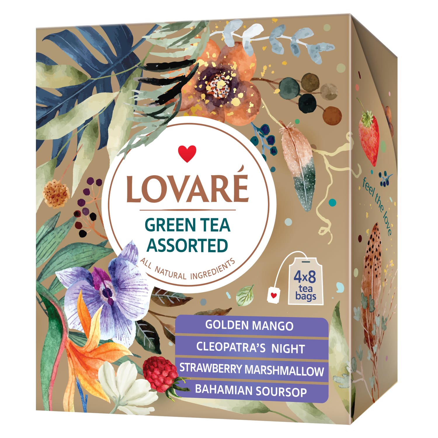 Tee Lovare Green assortii 32x1.5g