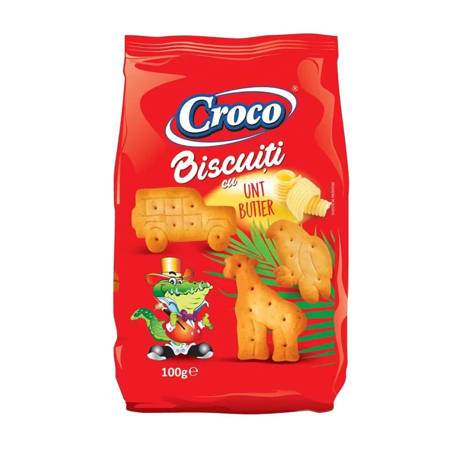 CROCO sviestiniai sausainiai, 100 g