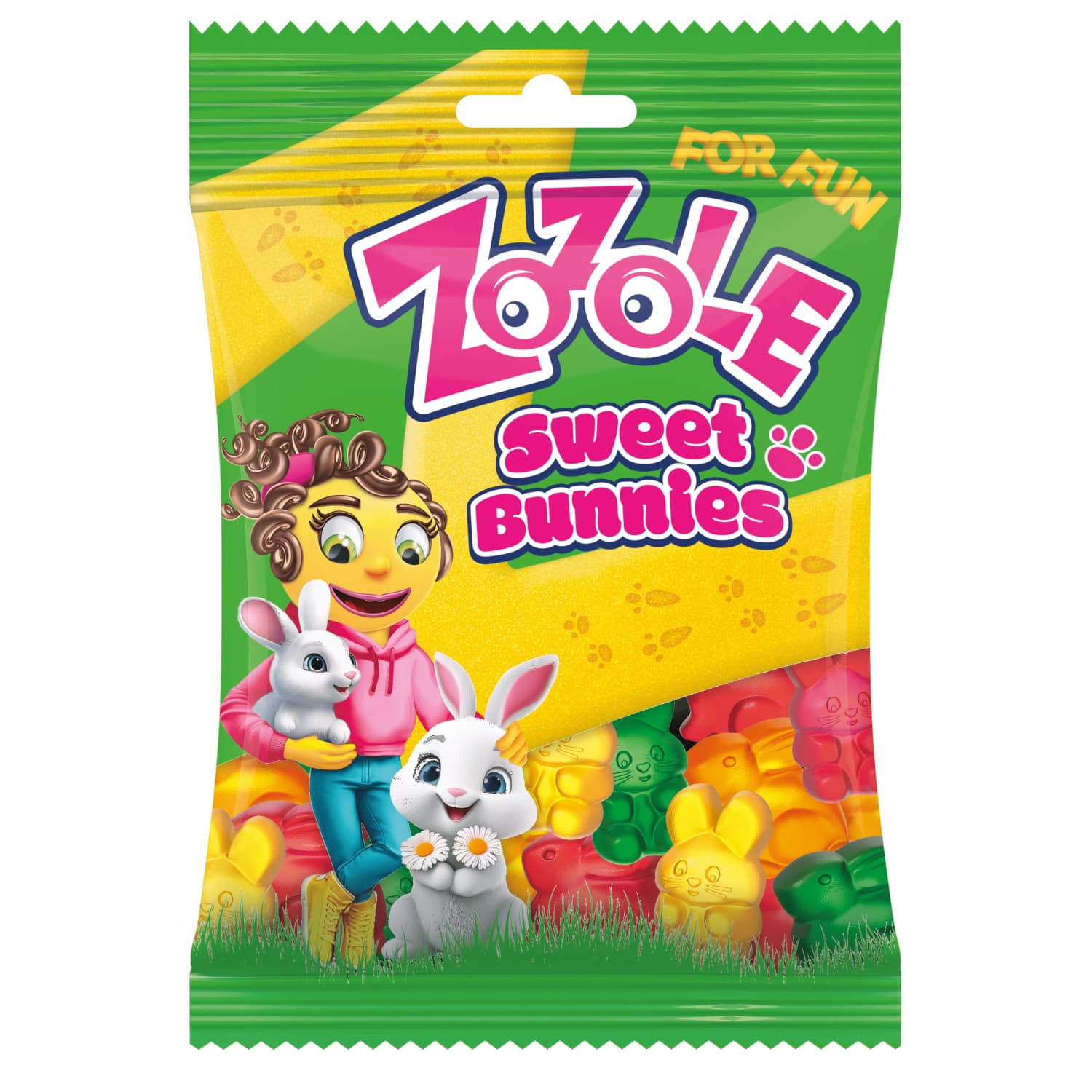 Vais. sk. guminukai ZOZOLE SWEET BUNNIES, 75g