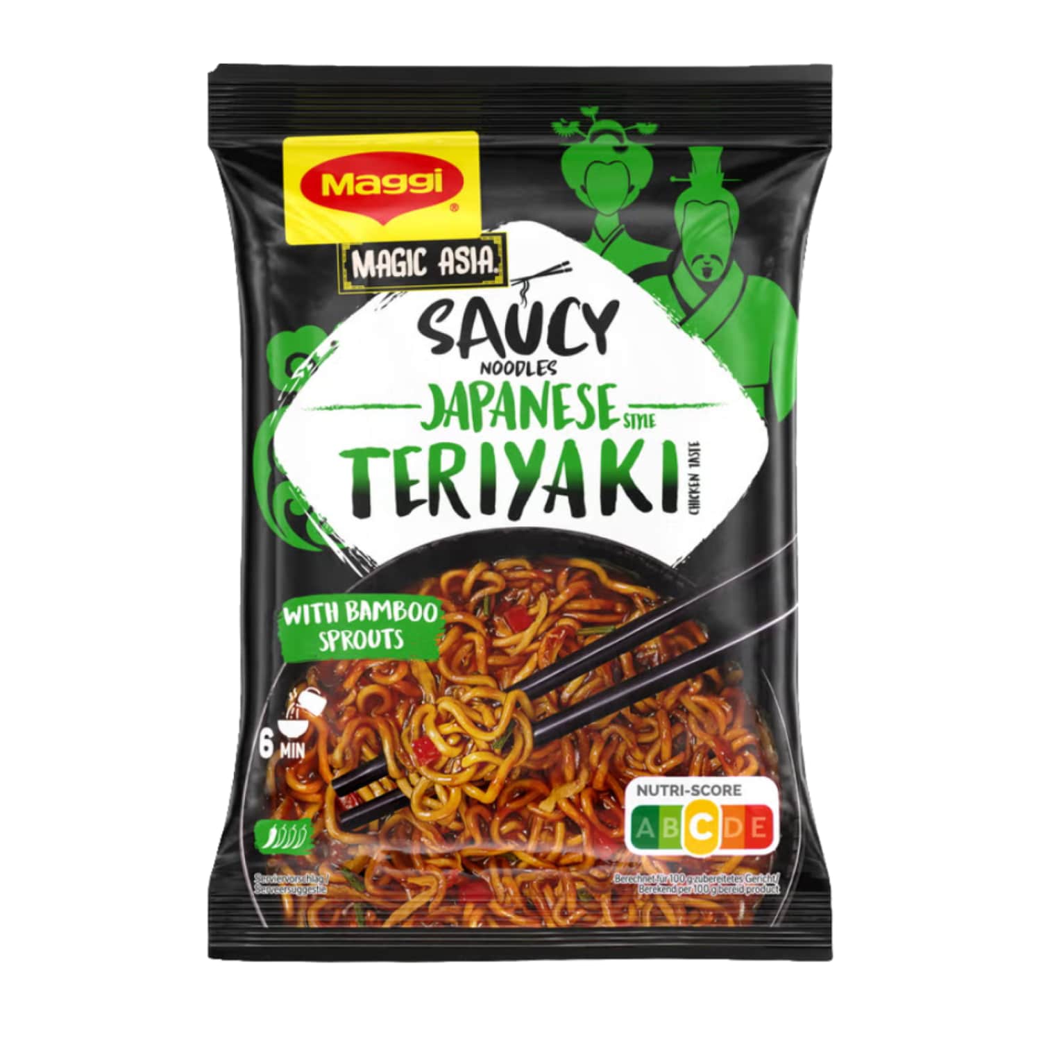 Makaronai su Teriyaki padažu MAGGI, 128 g