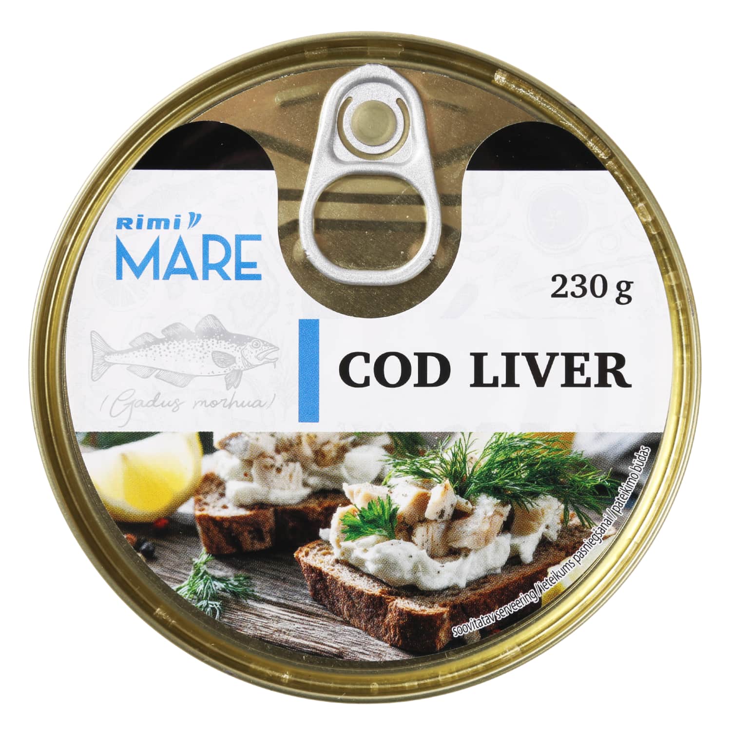 Mencu aknas Rimi Mare savā eļļā 230g