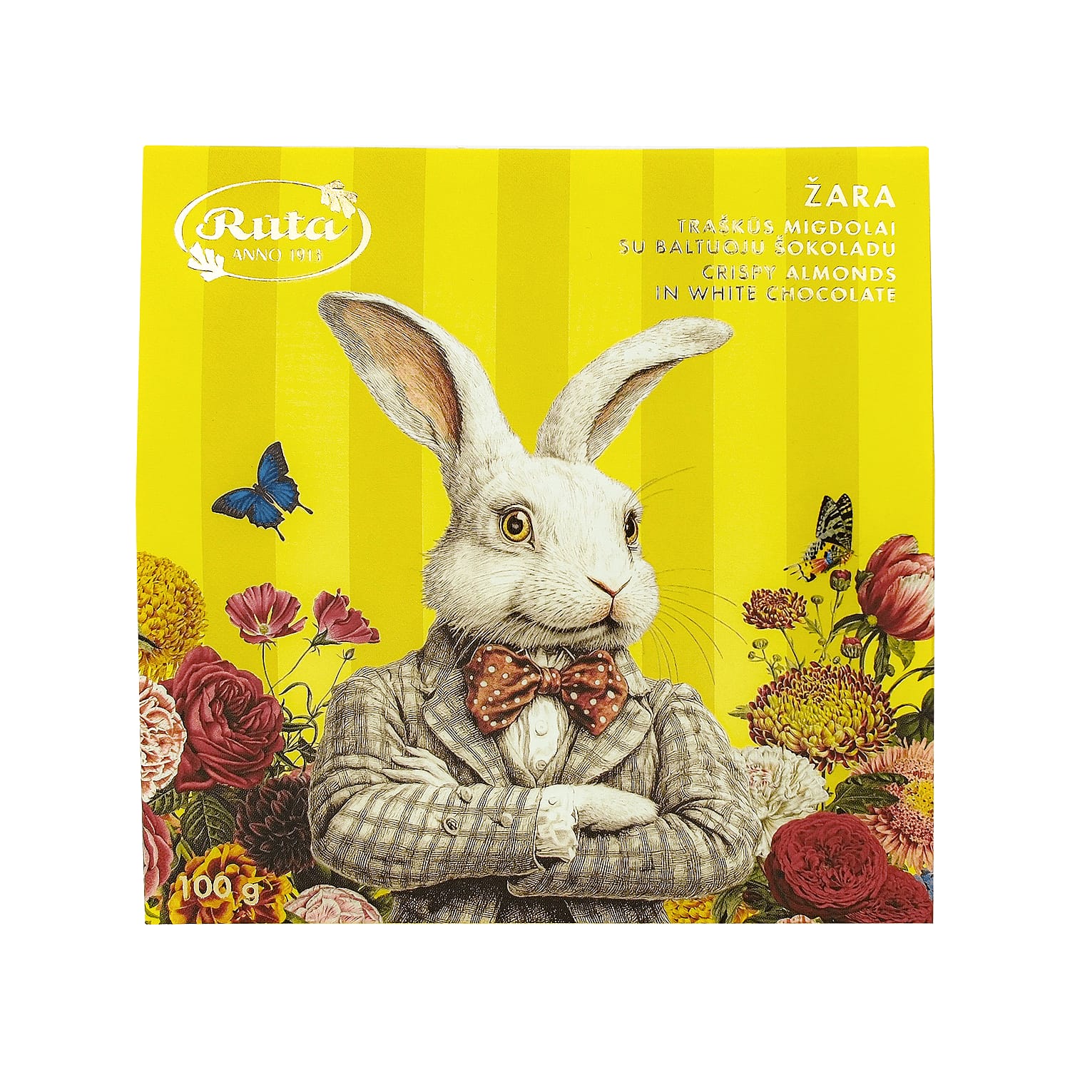 Krõb. mandl. valg. šokolaadis Ruta 100g