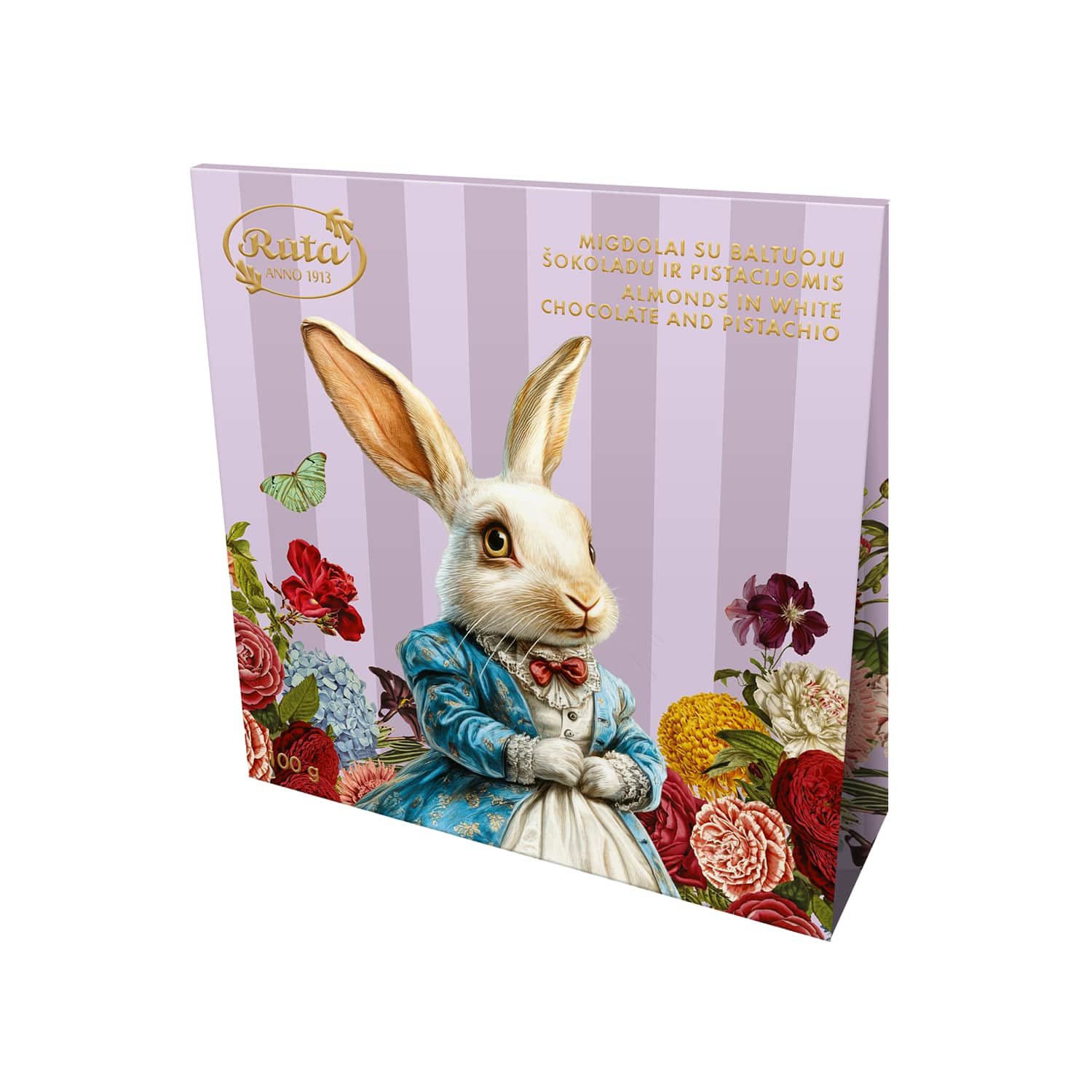 Migdolai su balt. šok. ir pistac. RŪTA, 100 g