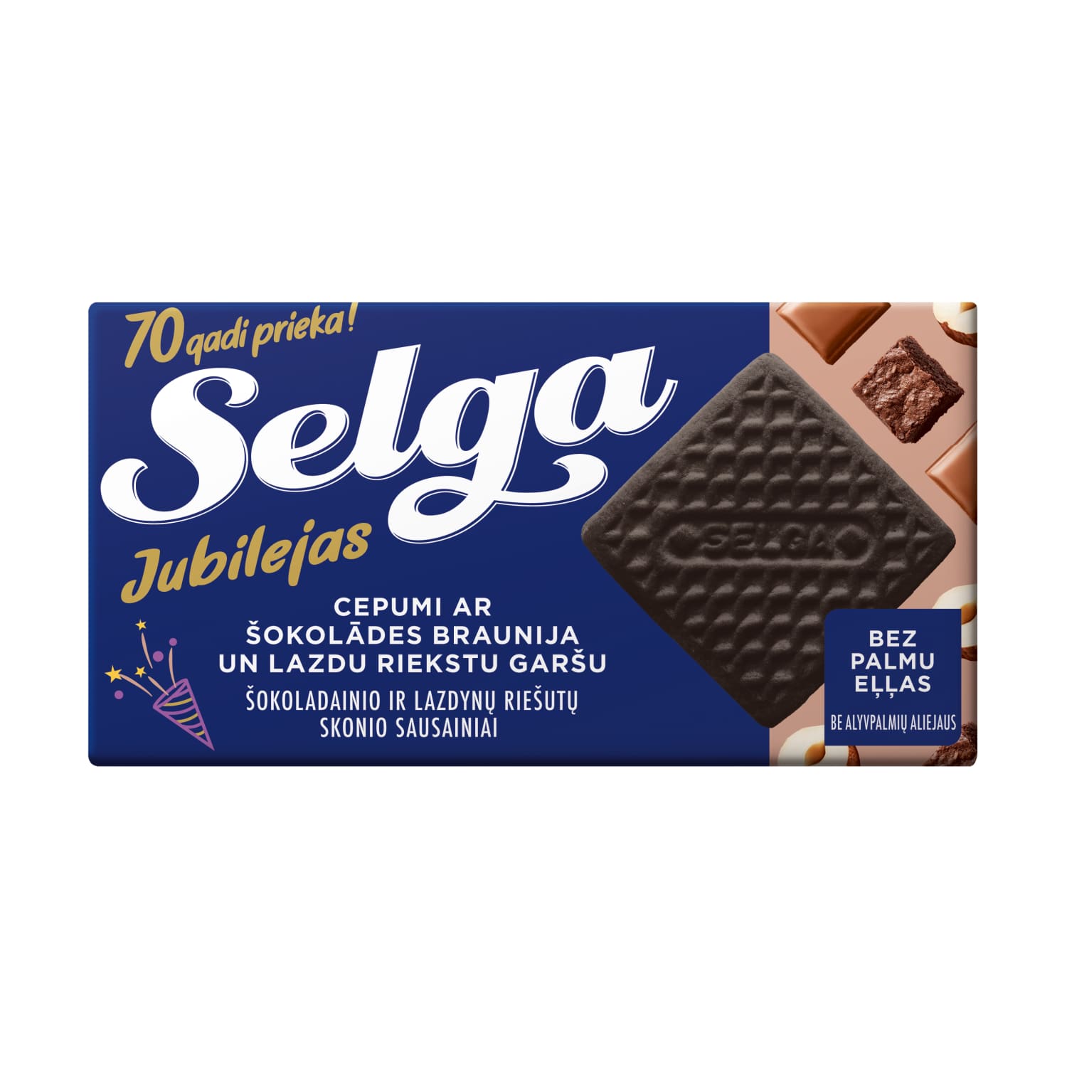 Cepumi Selga šok. braunija un lazdu r. 180g