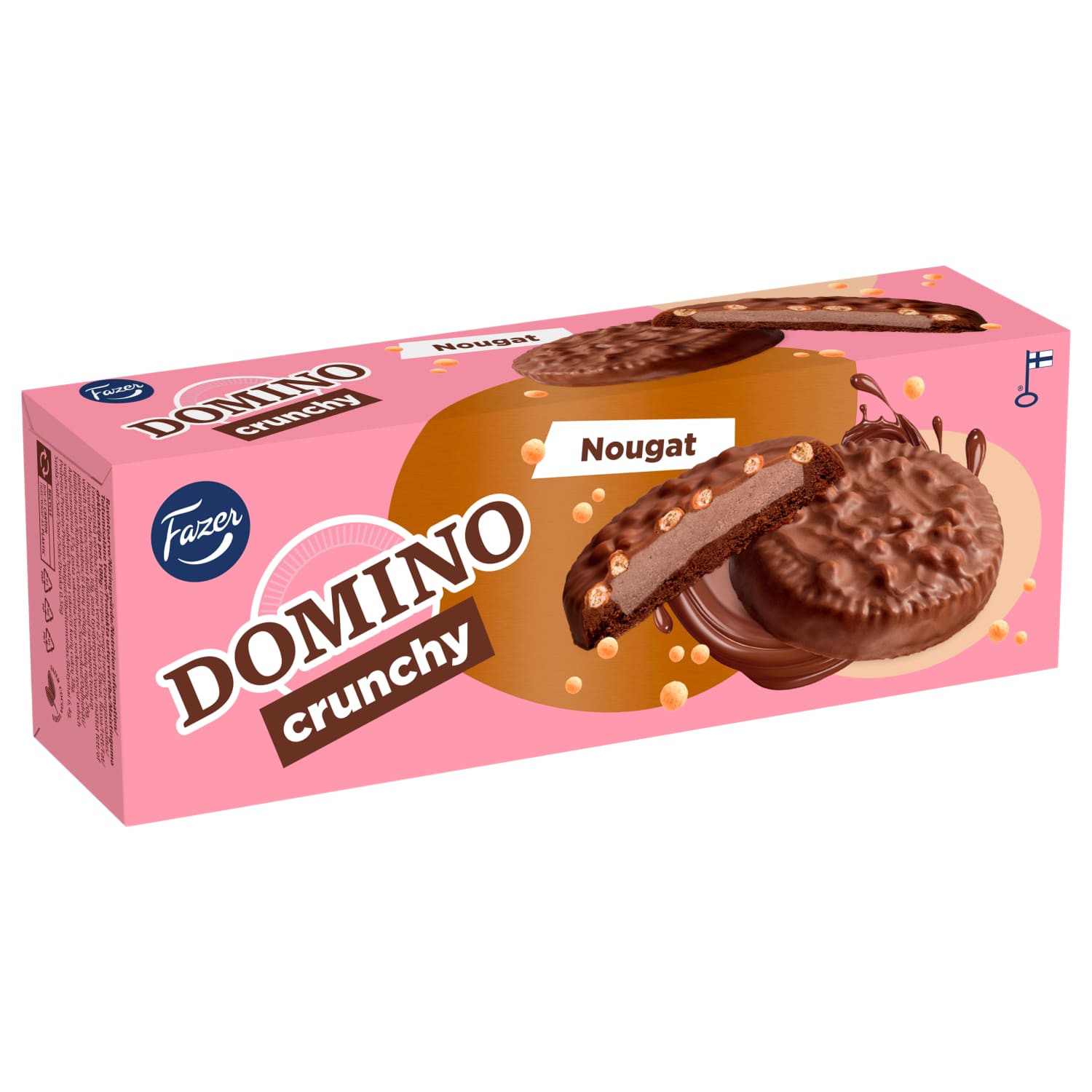 Küpsised Crunchy Choco Nougat Domino 150g