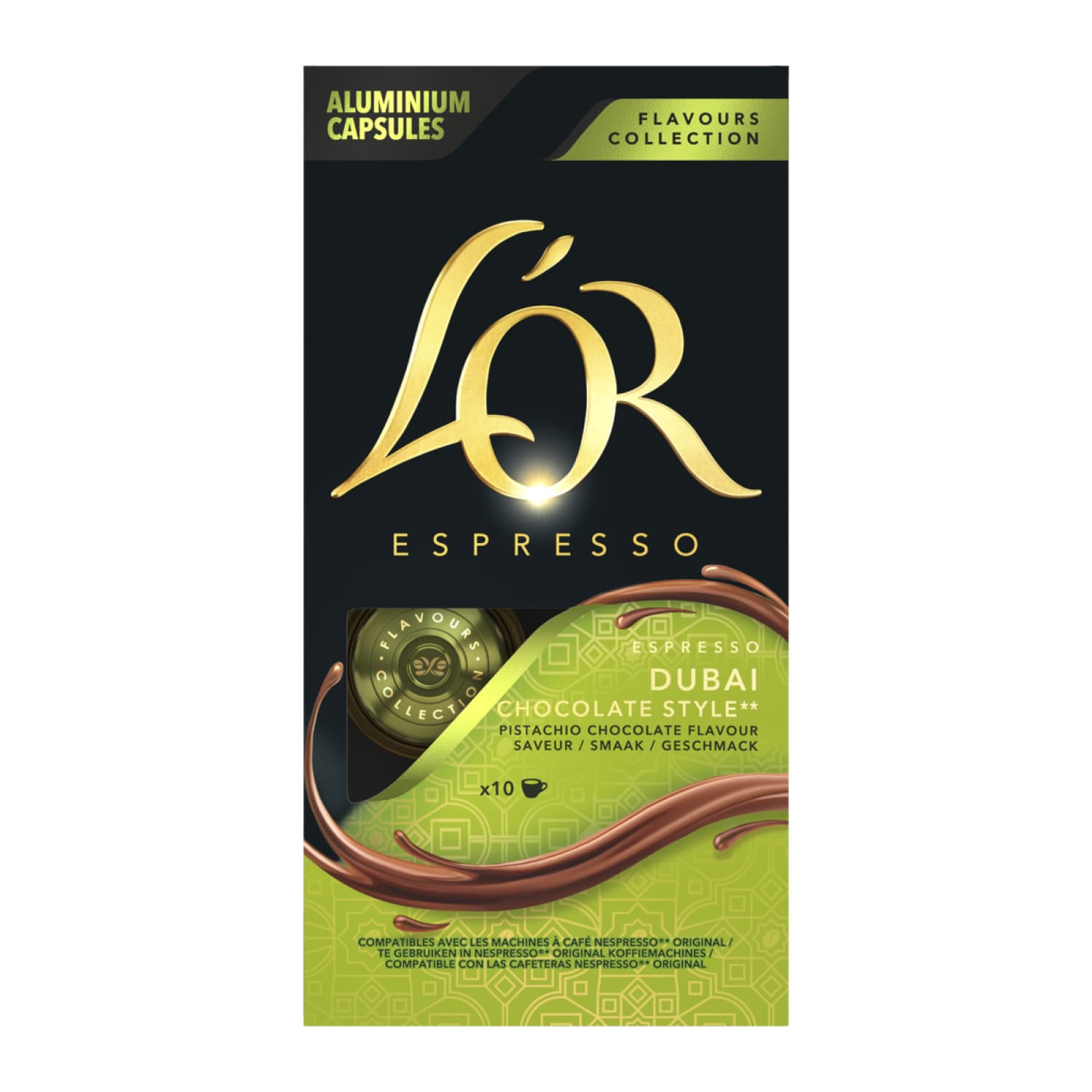 Kohvikapslid L'or Dubai Chocolate 10x5,2g