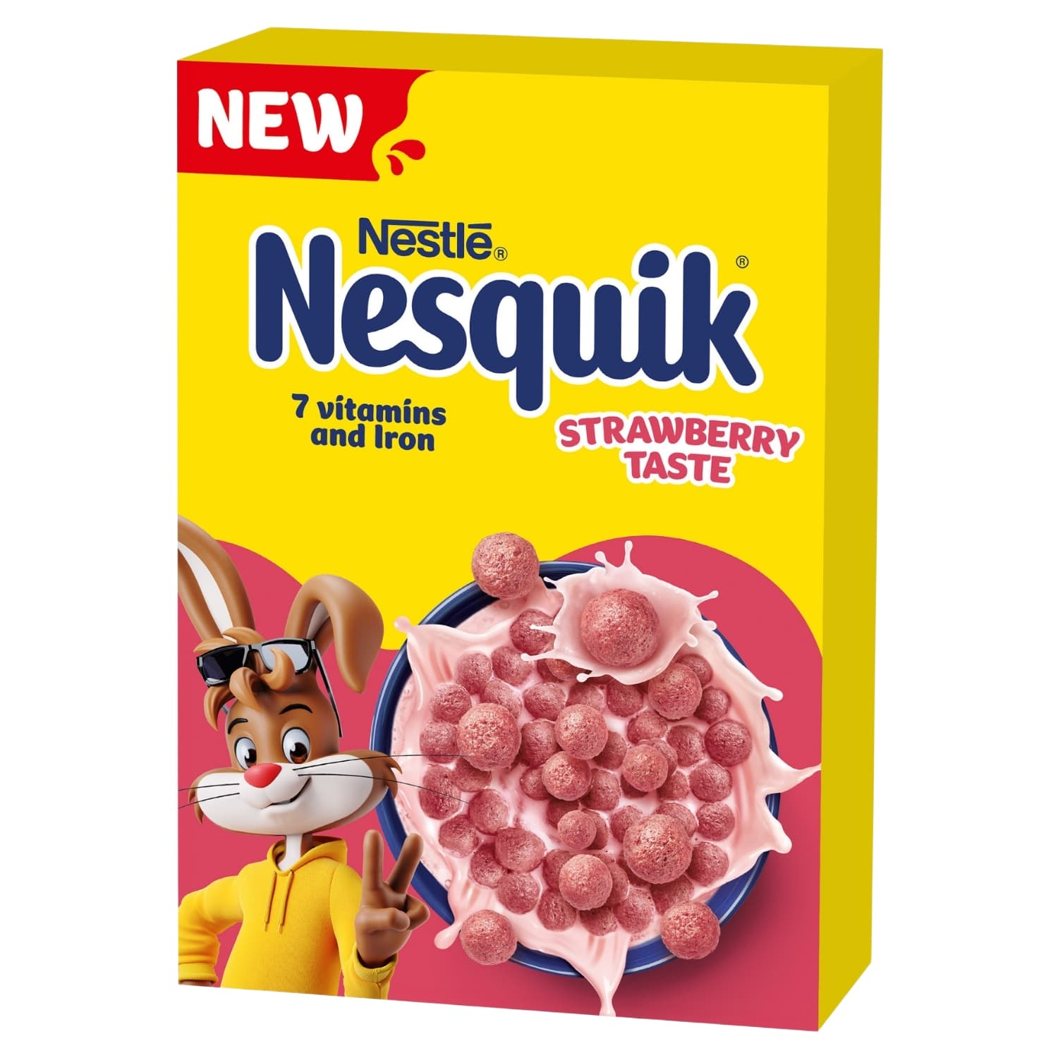 Hommikus.pallid maasika Nesquik Nestle 330g