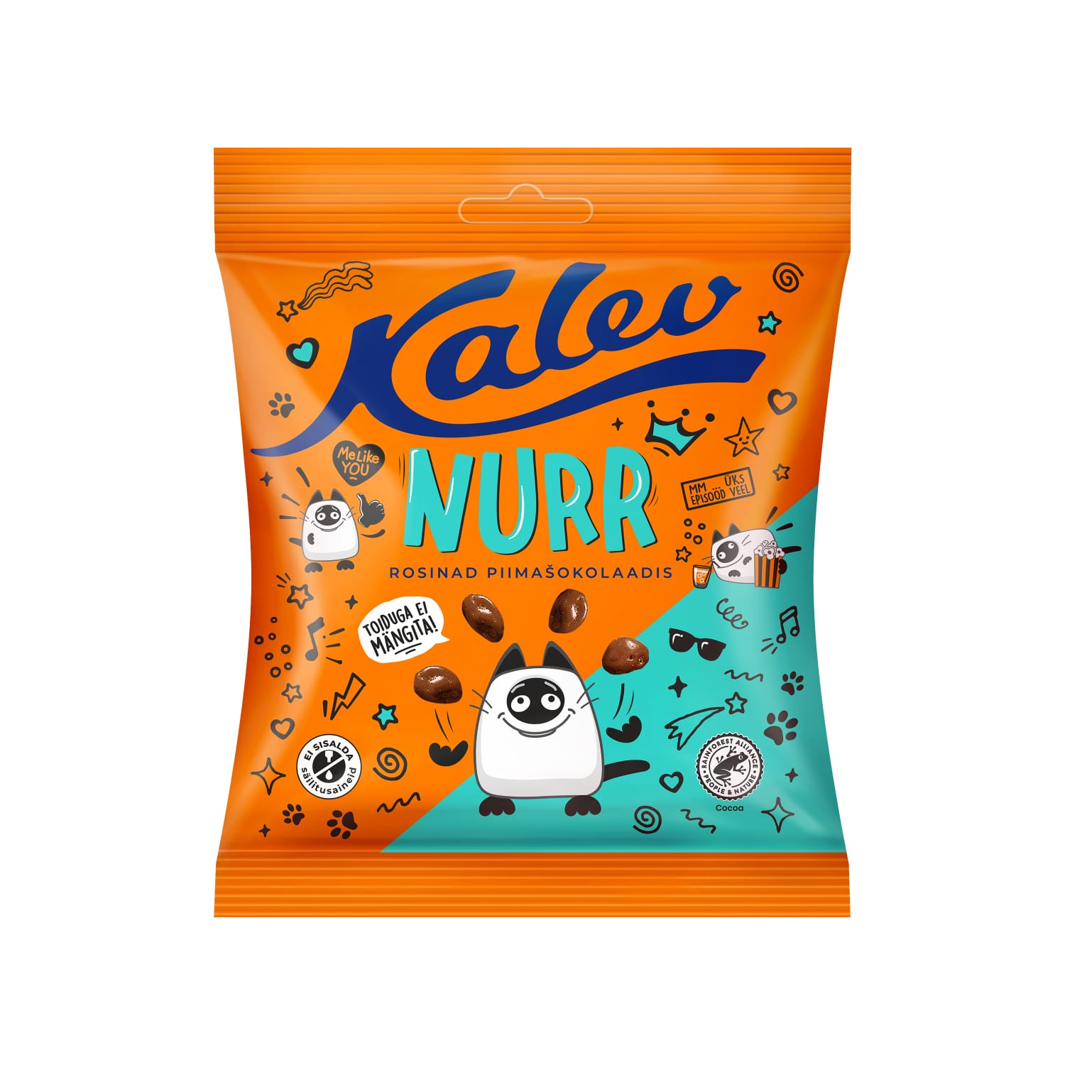 Rosinad piimašokolaadis Nurr Kalev 150g