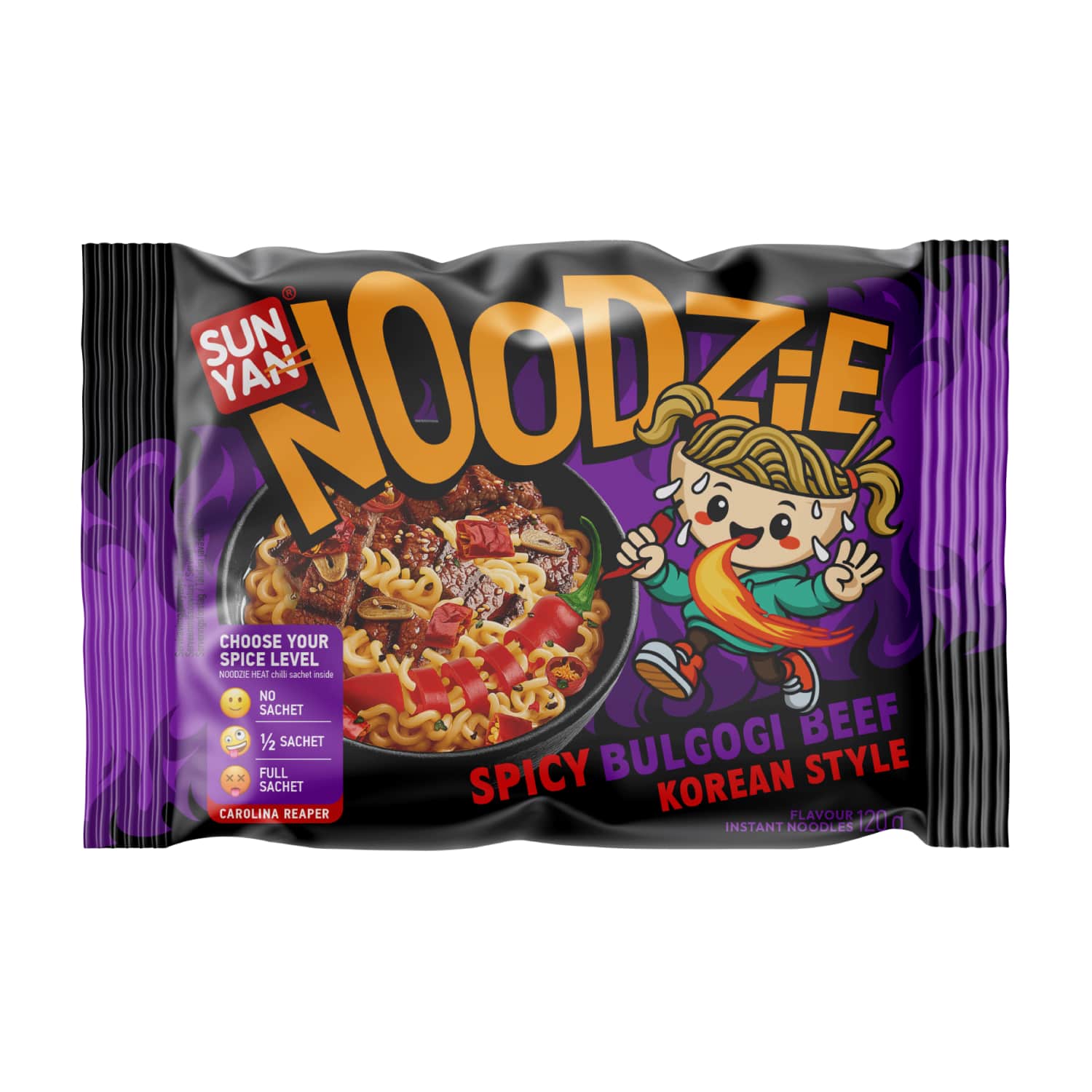 Makaronai NOODZIE BULGOGI BEEF, 120 g