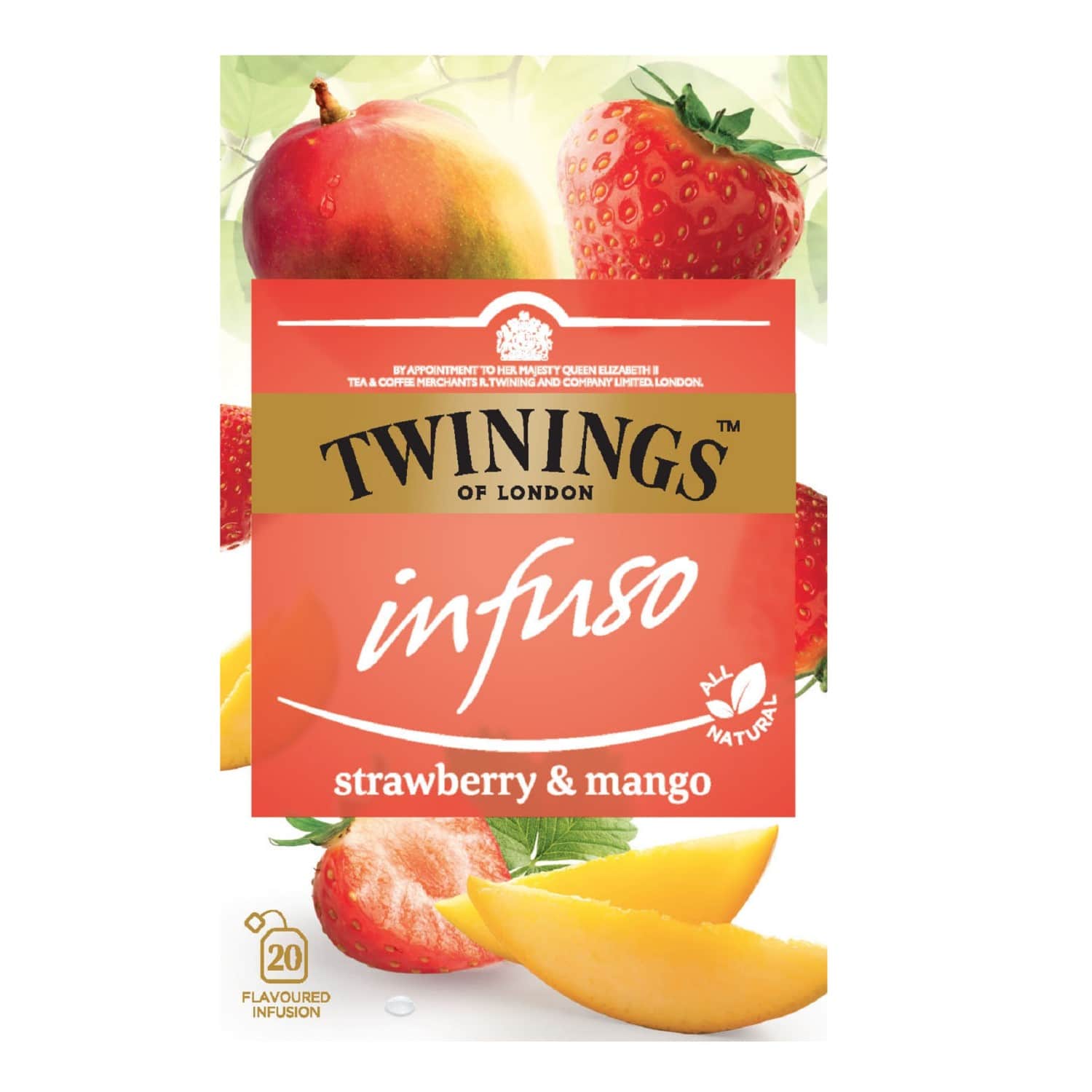 Vais. br. mangų sk. arbata TWININGS, 20 x 2 g
