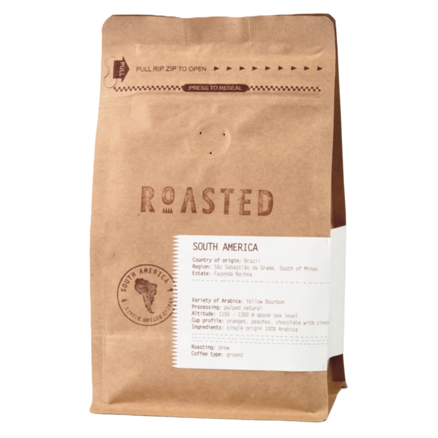 Malta kava ROASTED BRAZIL FAZENDA, 250 g