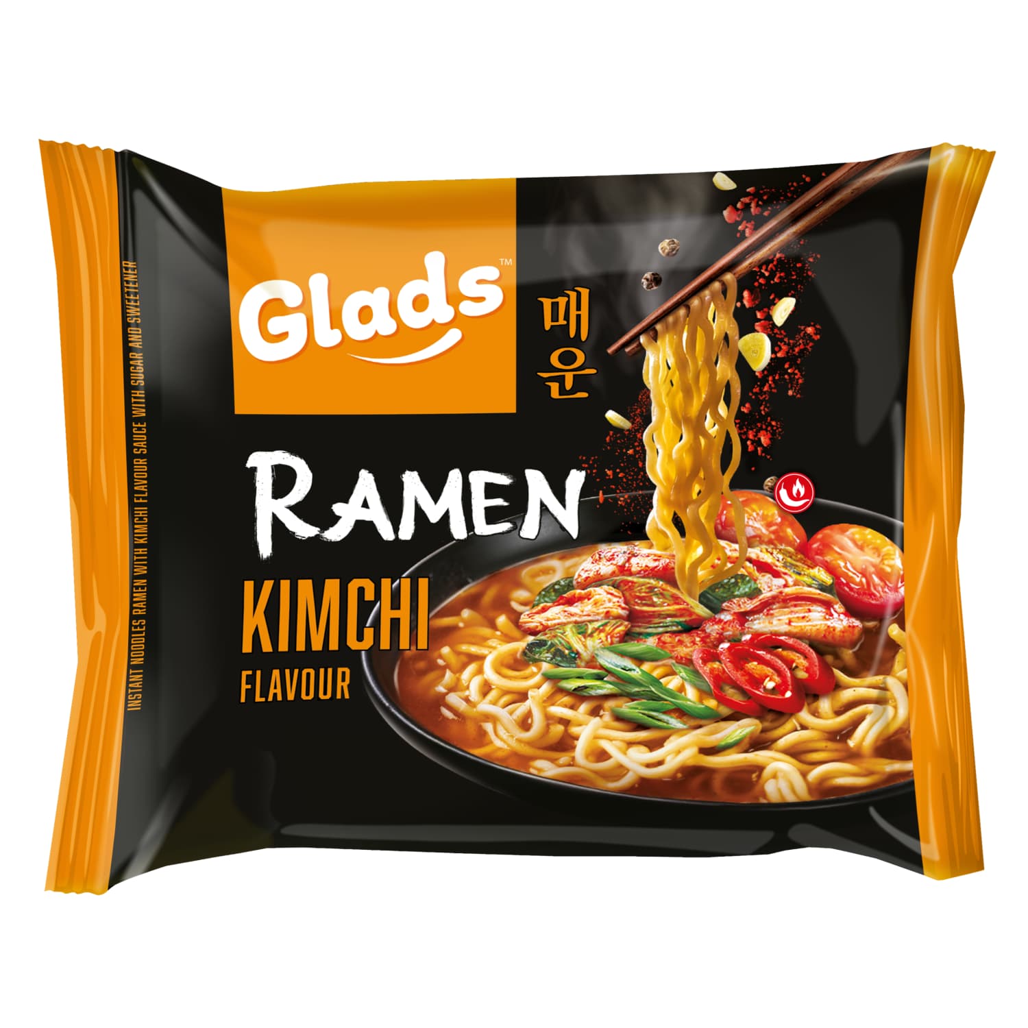 Makaronai su sald. GLADS RAMEN KIMCHI, 105 g