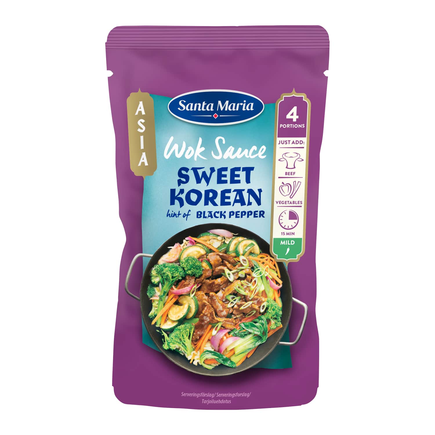Wok padažas SANTA MARIA SWEET KOREAN, 150 g