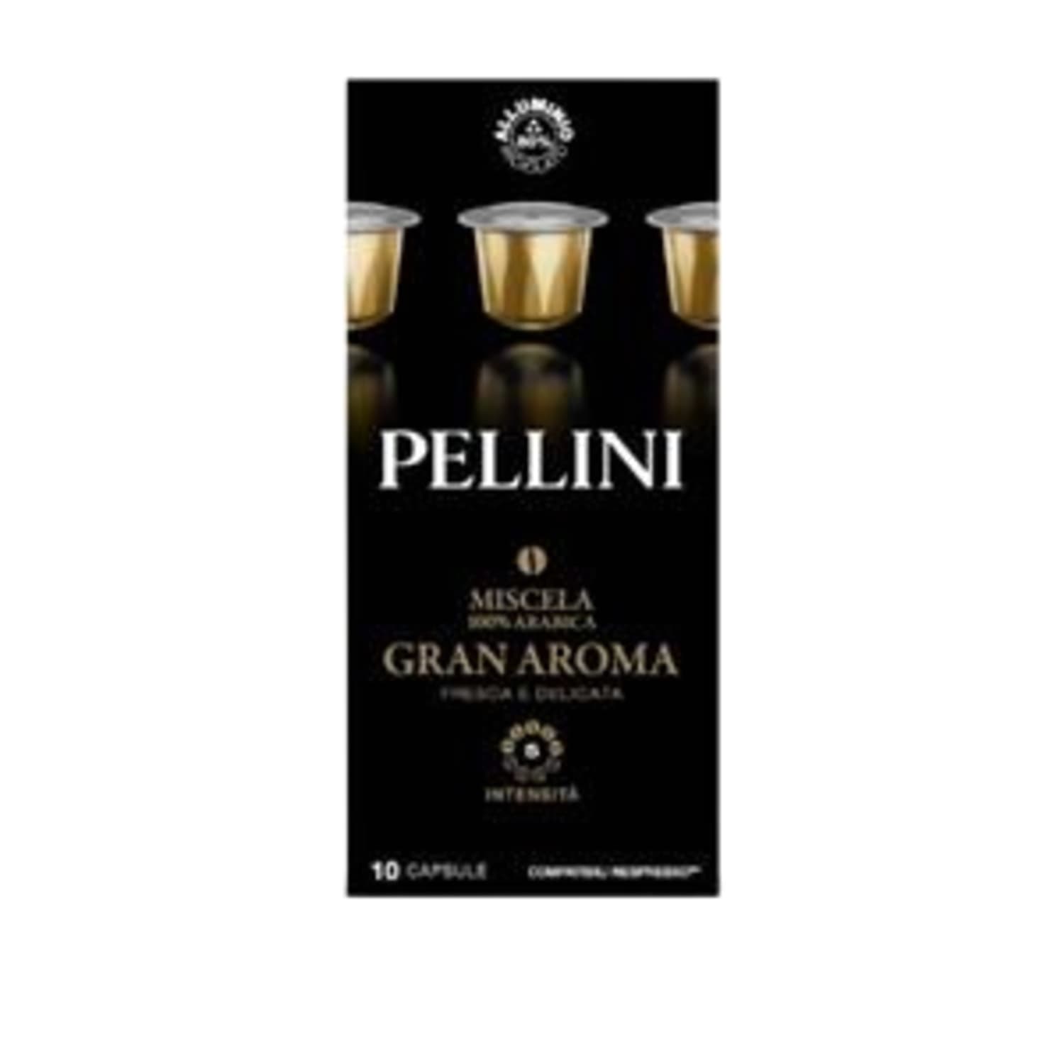 Kavos kapsulės PELLINI GRAN AROMA, 10 x 5,5 g