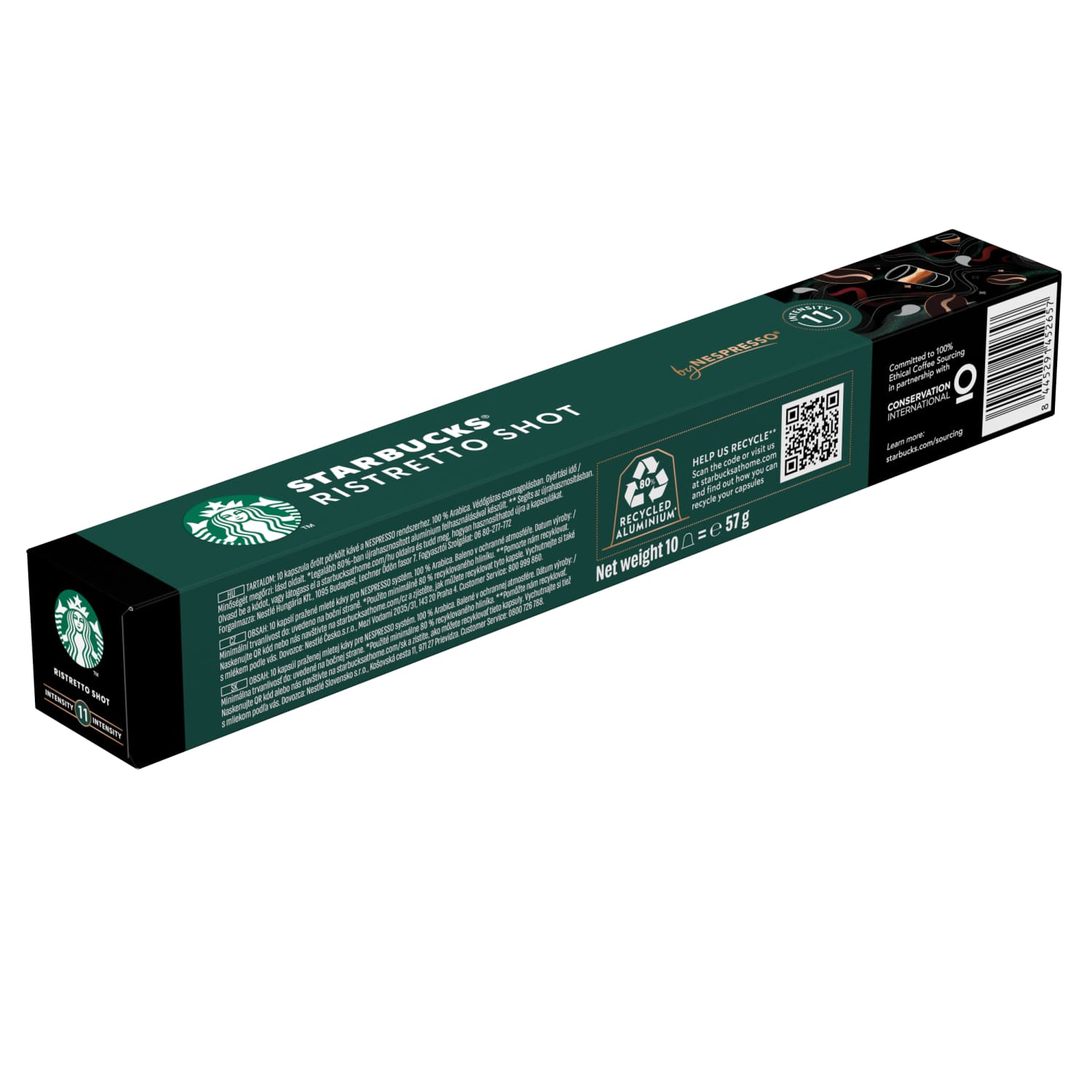 Kafijas kapsulas Starbucks Ristretto shot 57g