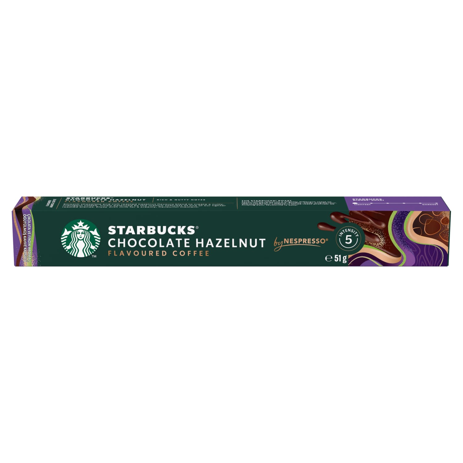 Kafijas kapsul. Starbucks Nespresso Choco 51g