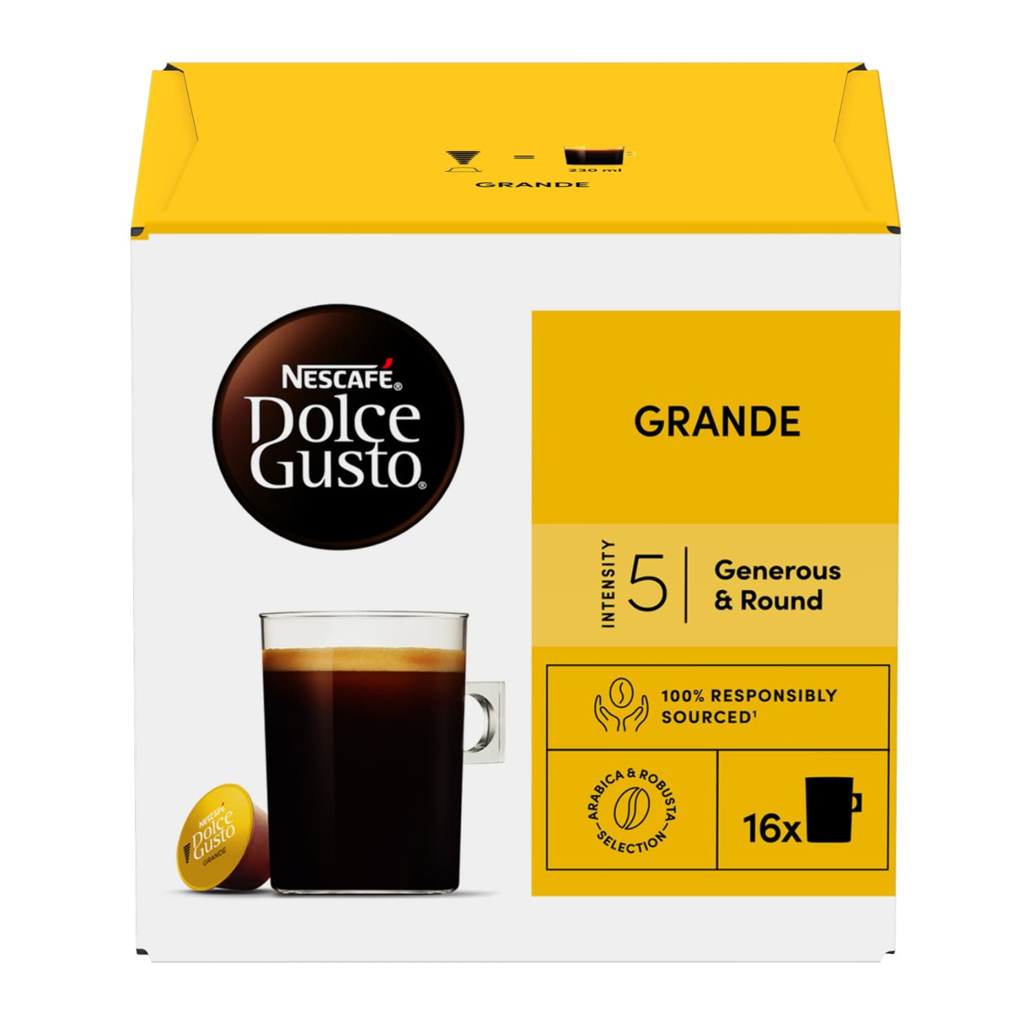 Kohvikapslid Nescafe Dolce Gusto Grande 136g