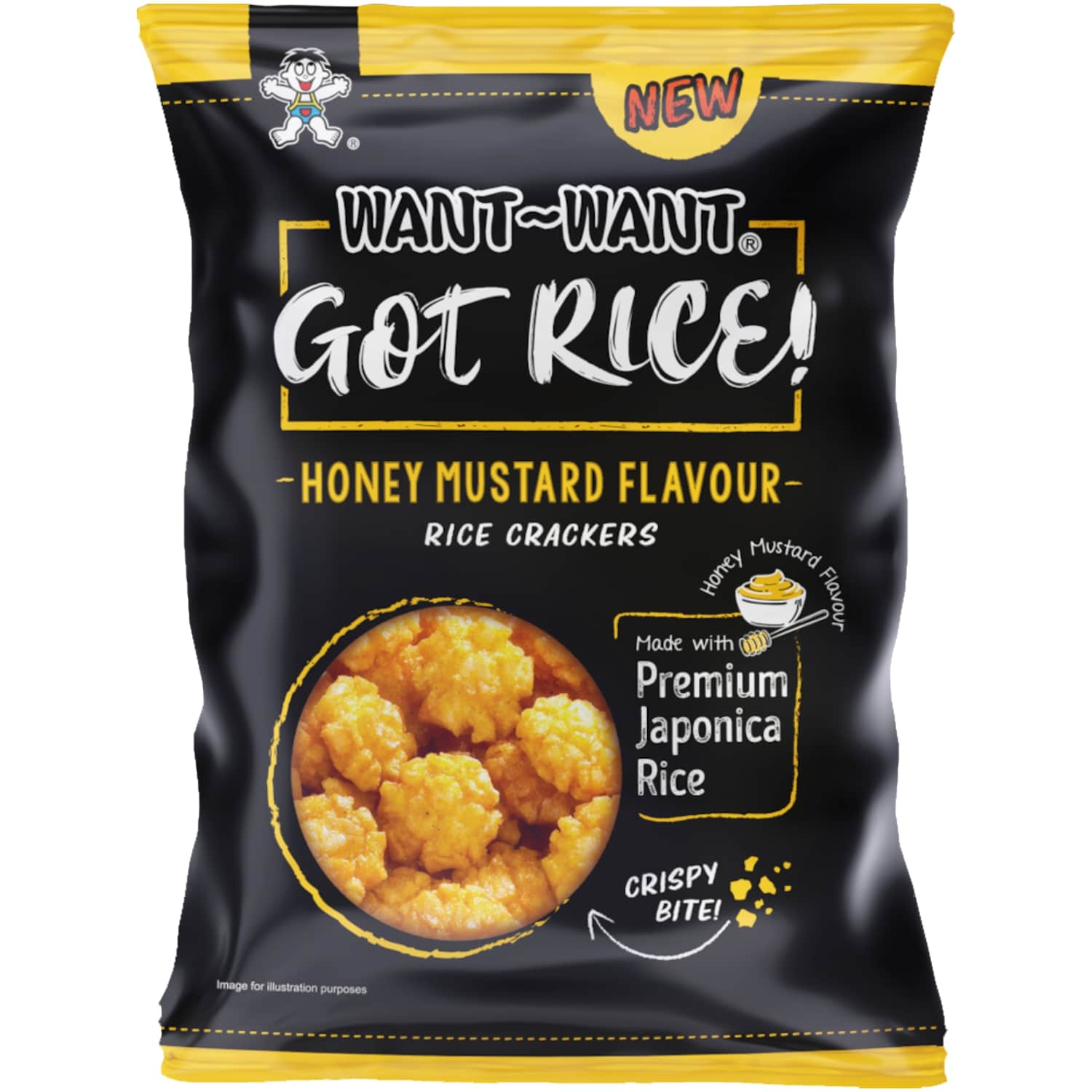 Rīsu krekeri Got Rice medus, sinepju g. 85g