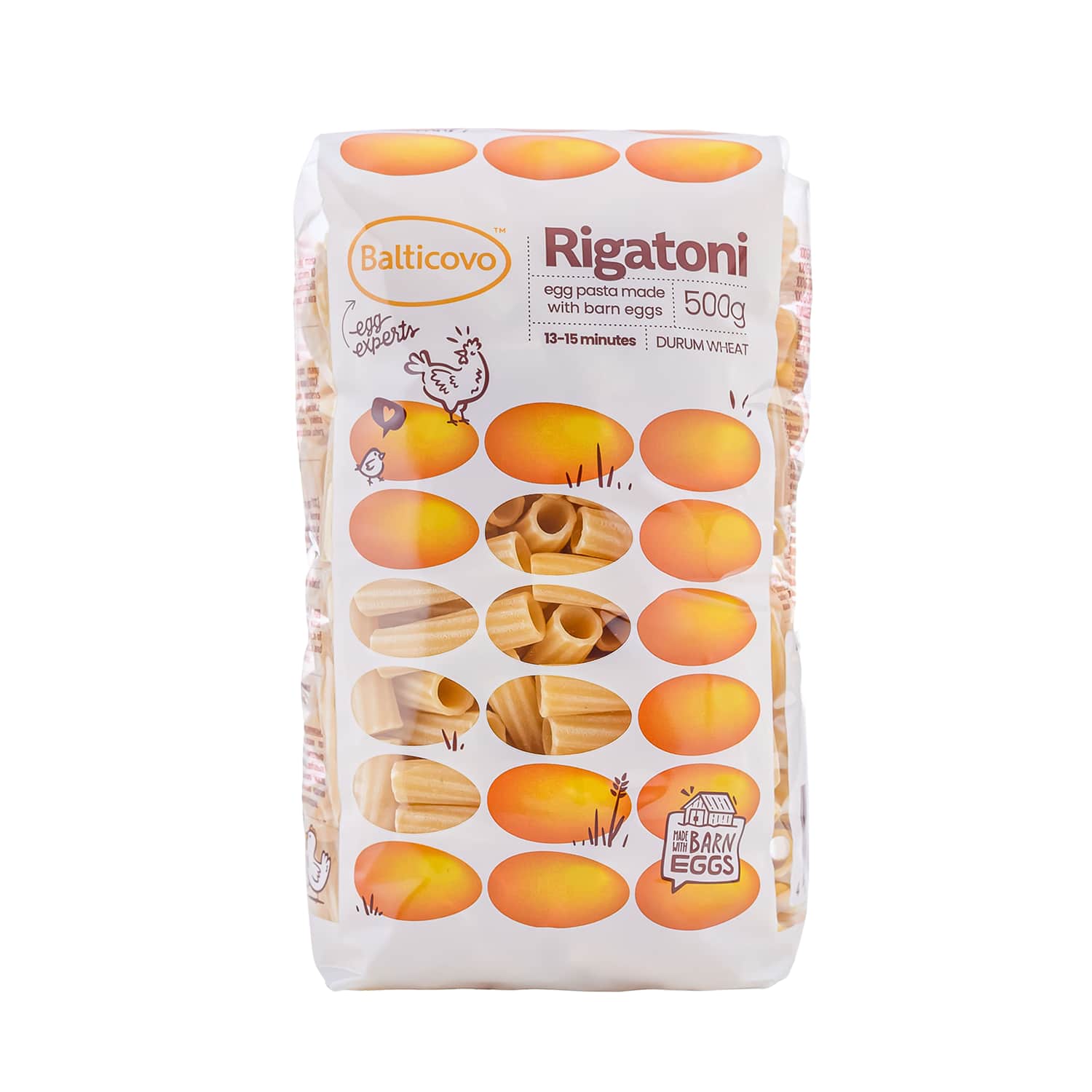 Muna pasta Balticovo Rigatoni 500g
