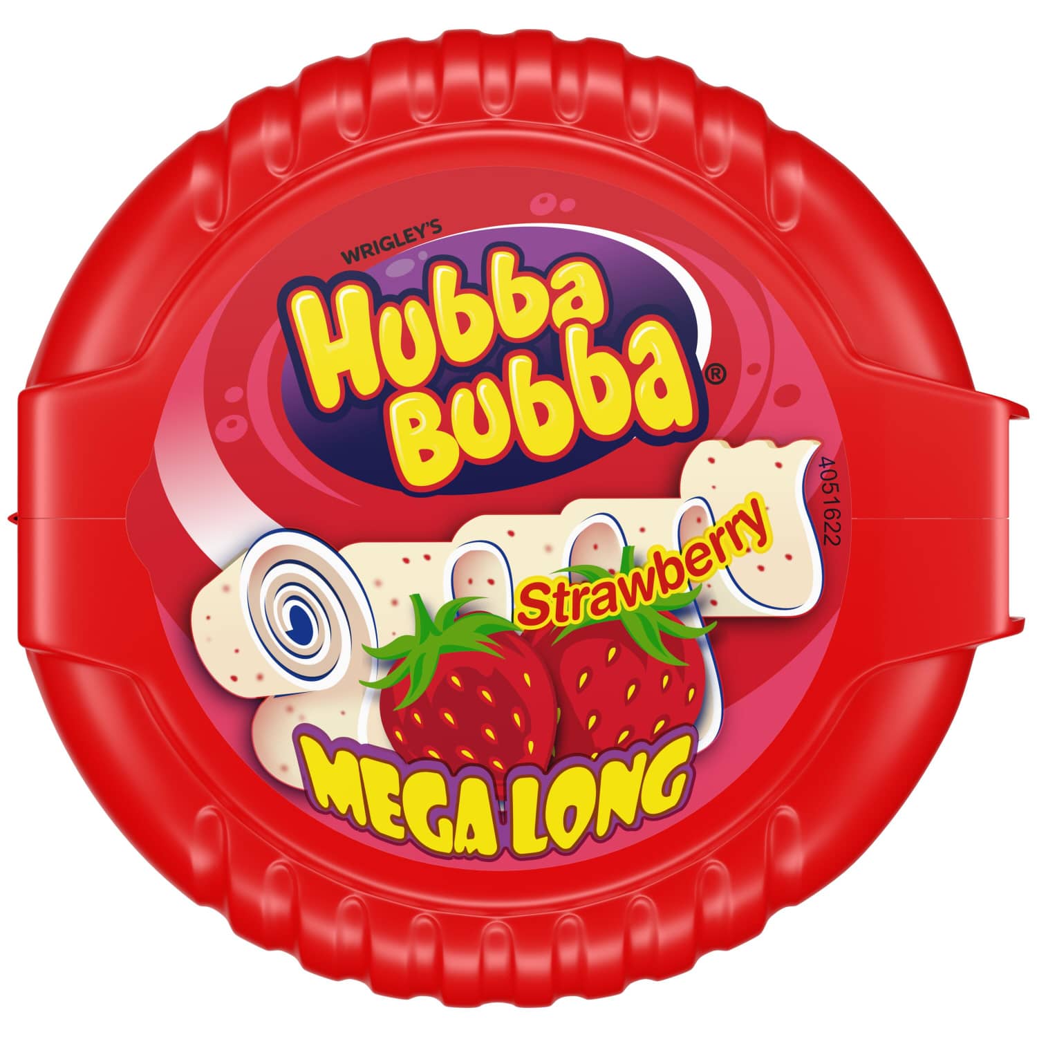 Košļ. gumija Hubba Bubba ar zemeņu garšu 56g