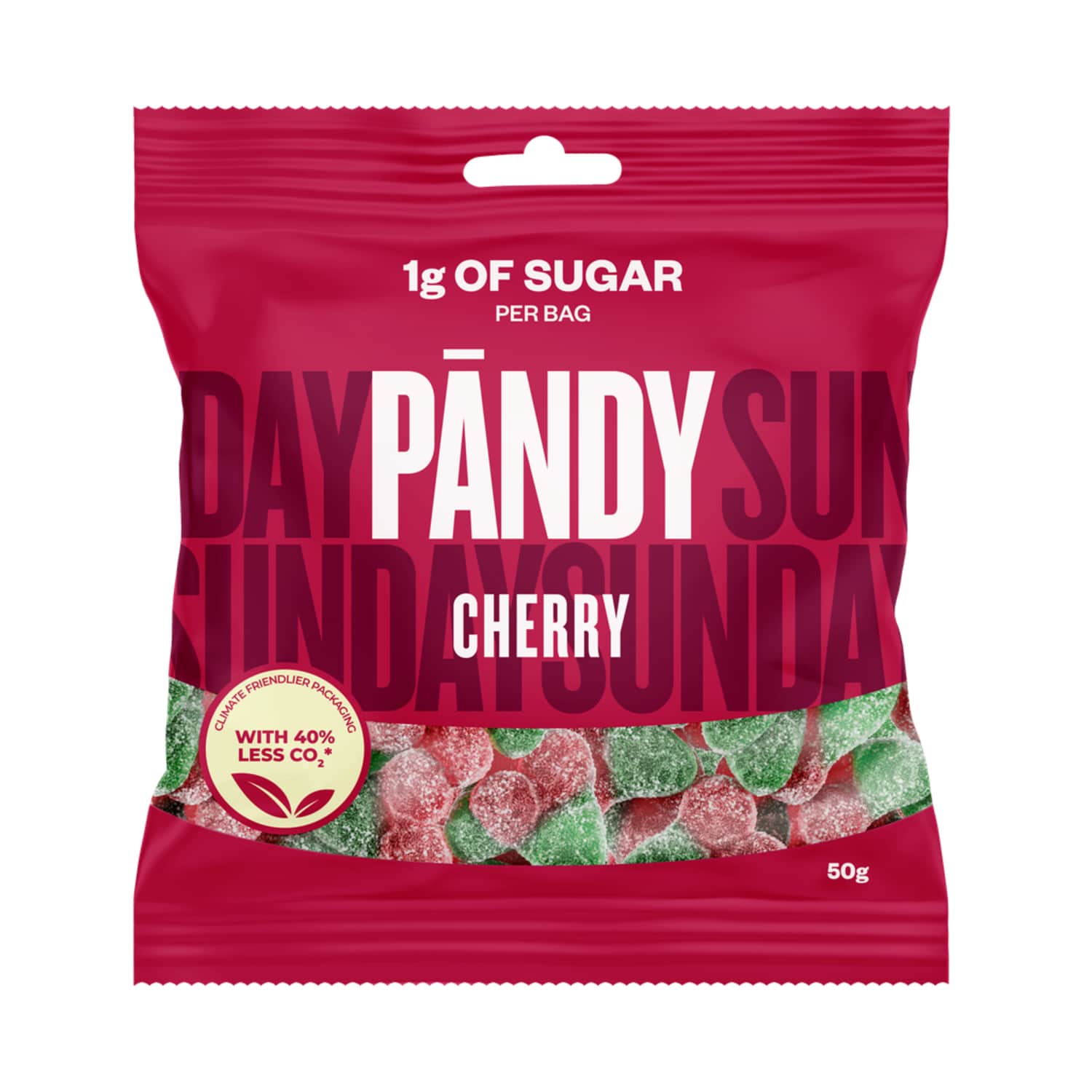 Kommid Cherry Pändy magusainetega 50g
