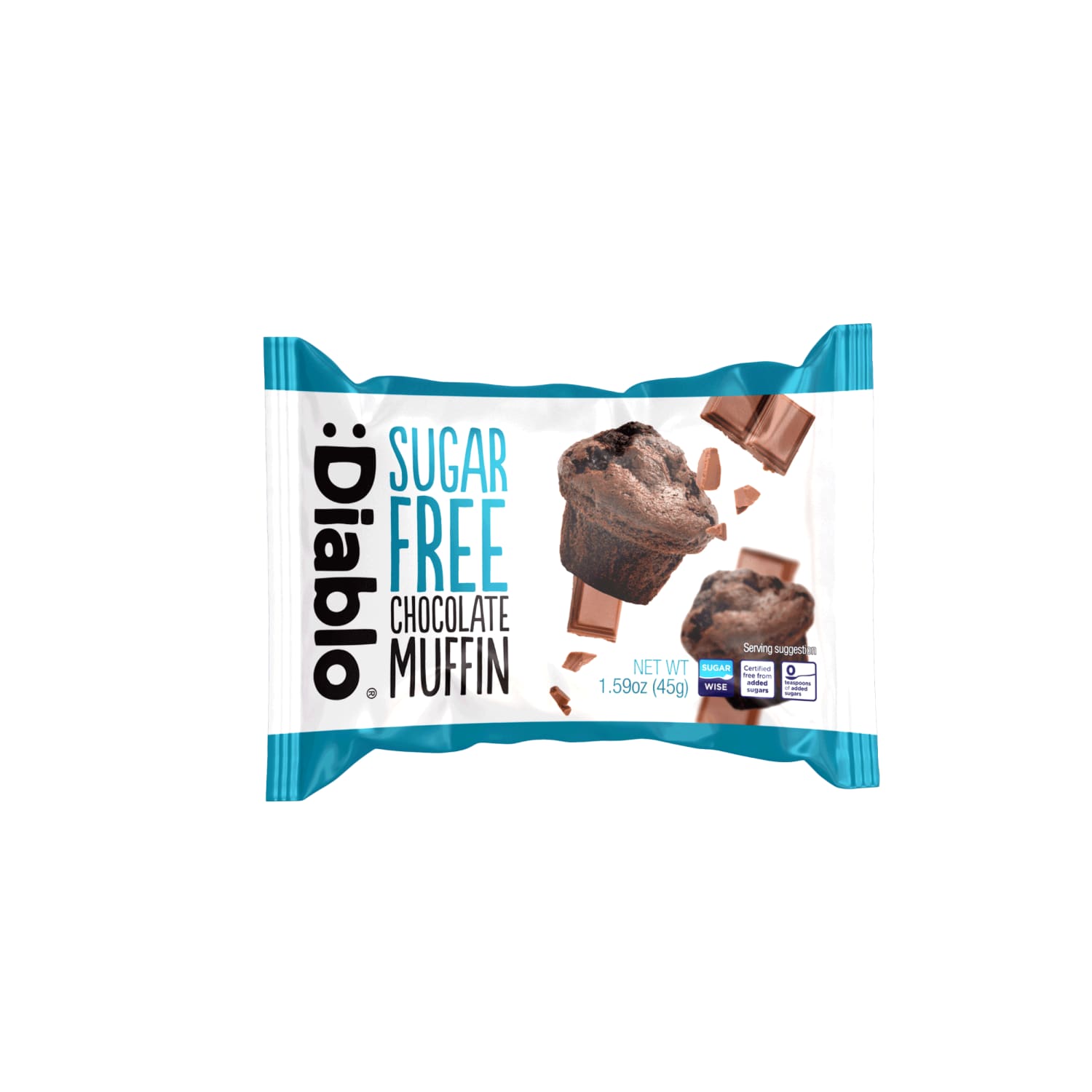Muffinid šokolaadi Diablo magusainetega 45g