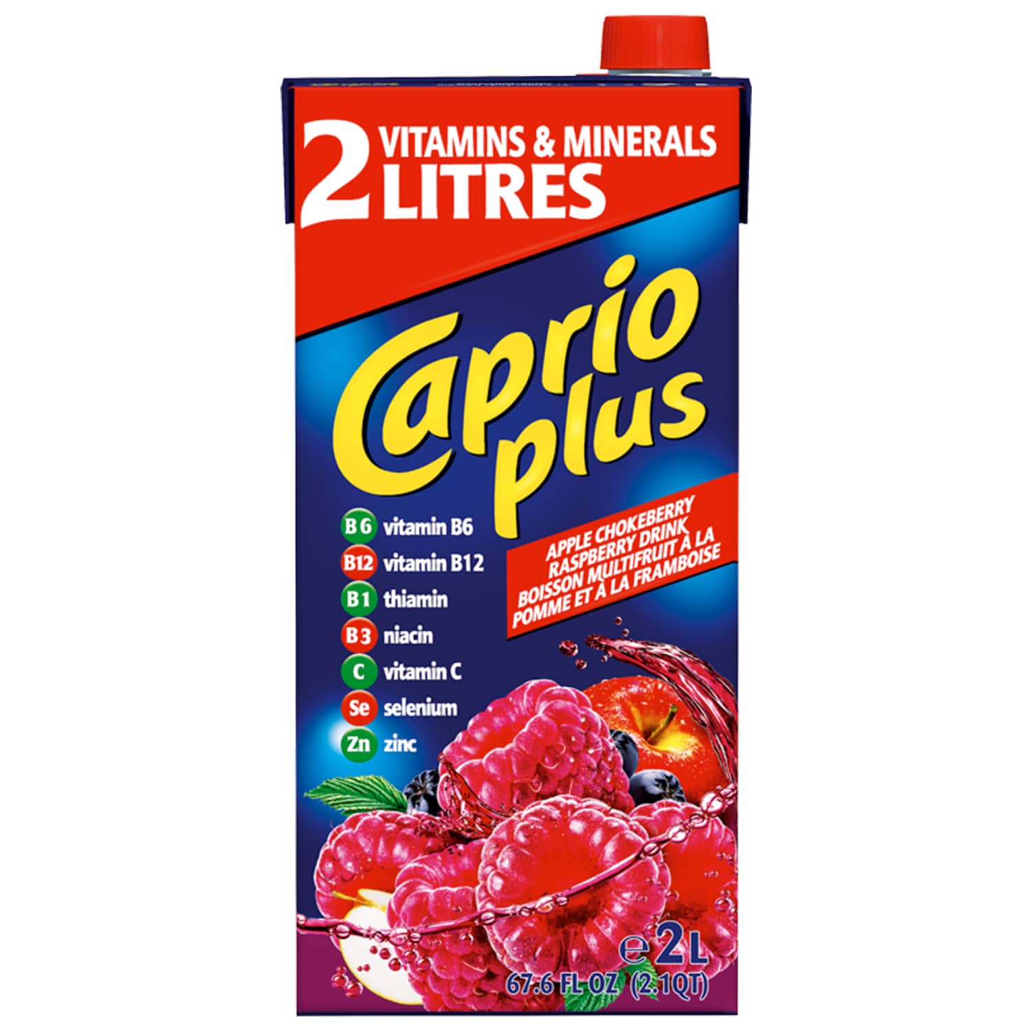 Obuolių ir aviečių gėrimas CAPRIO, 2 l