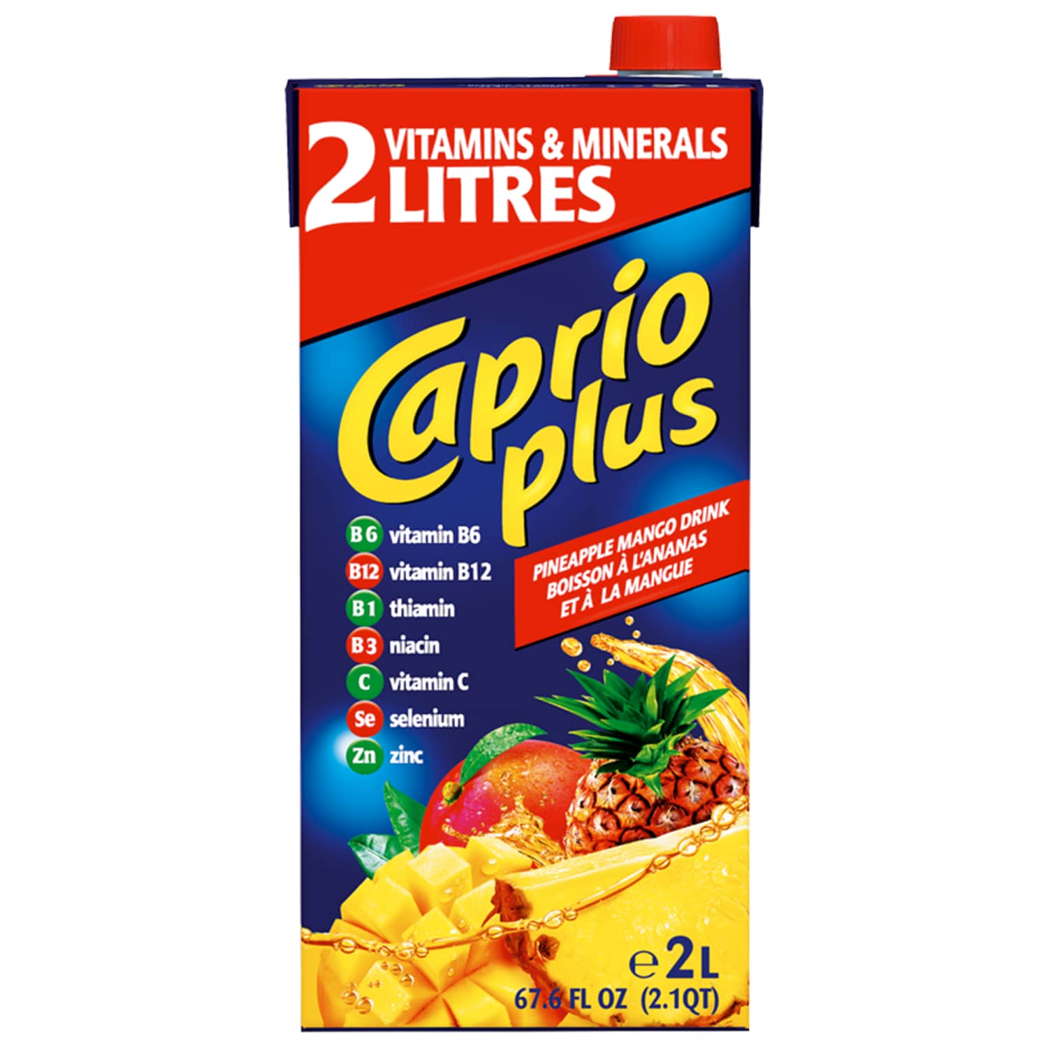 Ananasų ir mangų gėr. CAPRIO PARTY MIX, 2 l